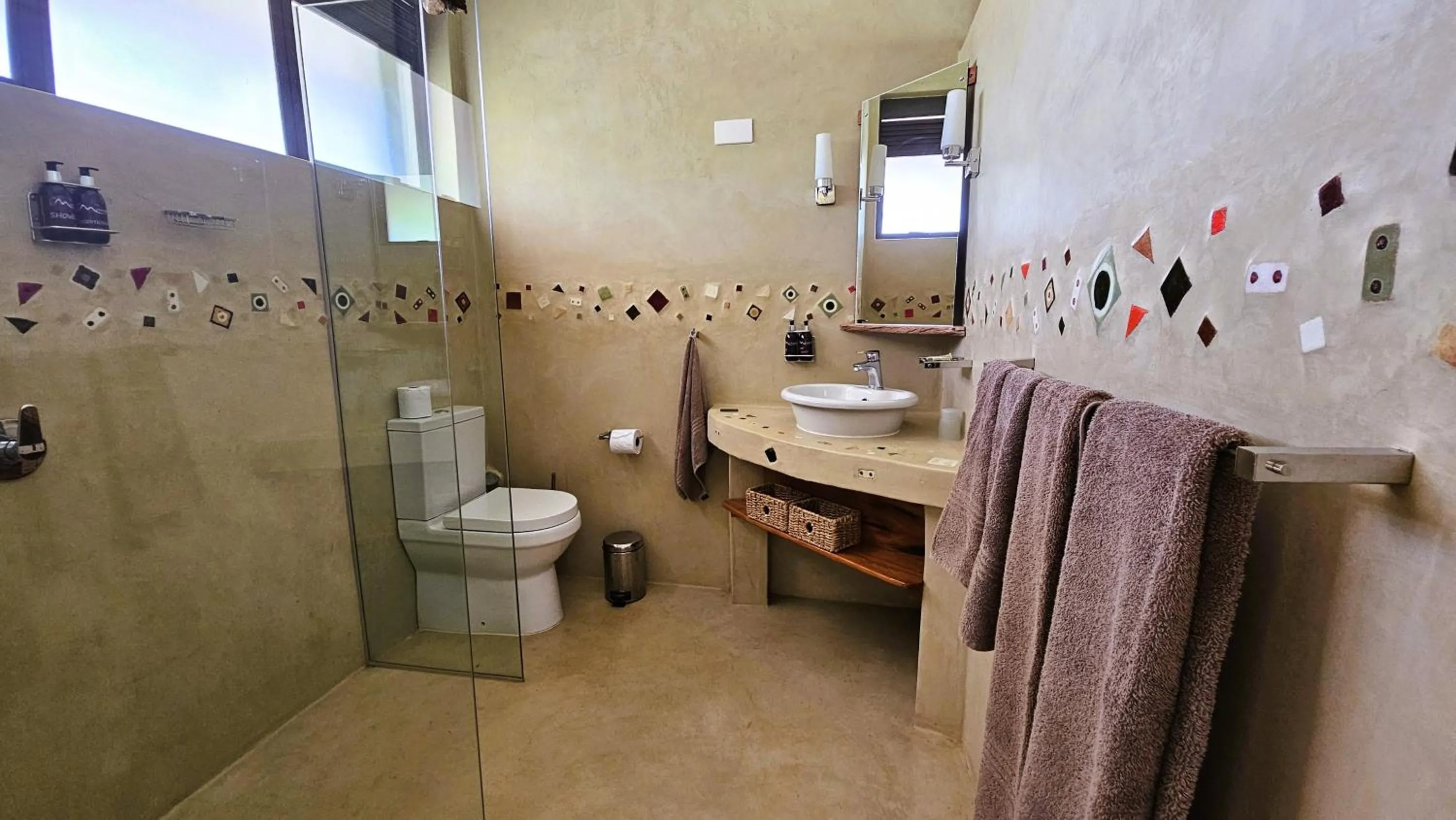 Bathroom in Musangano Lodge