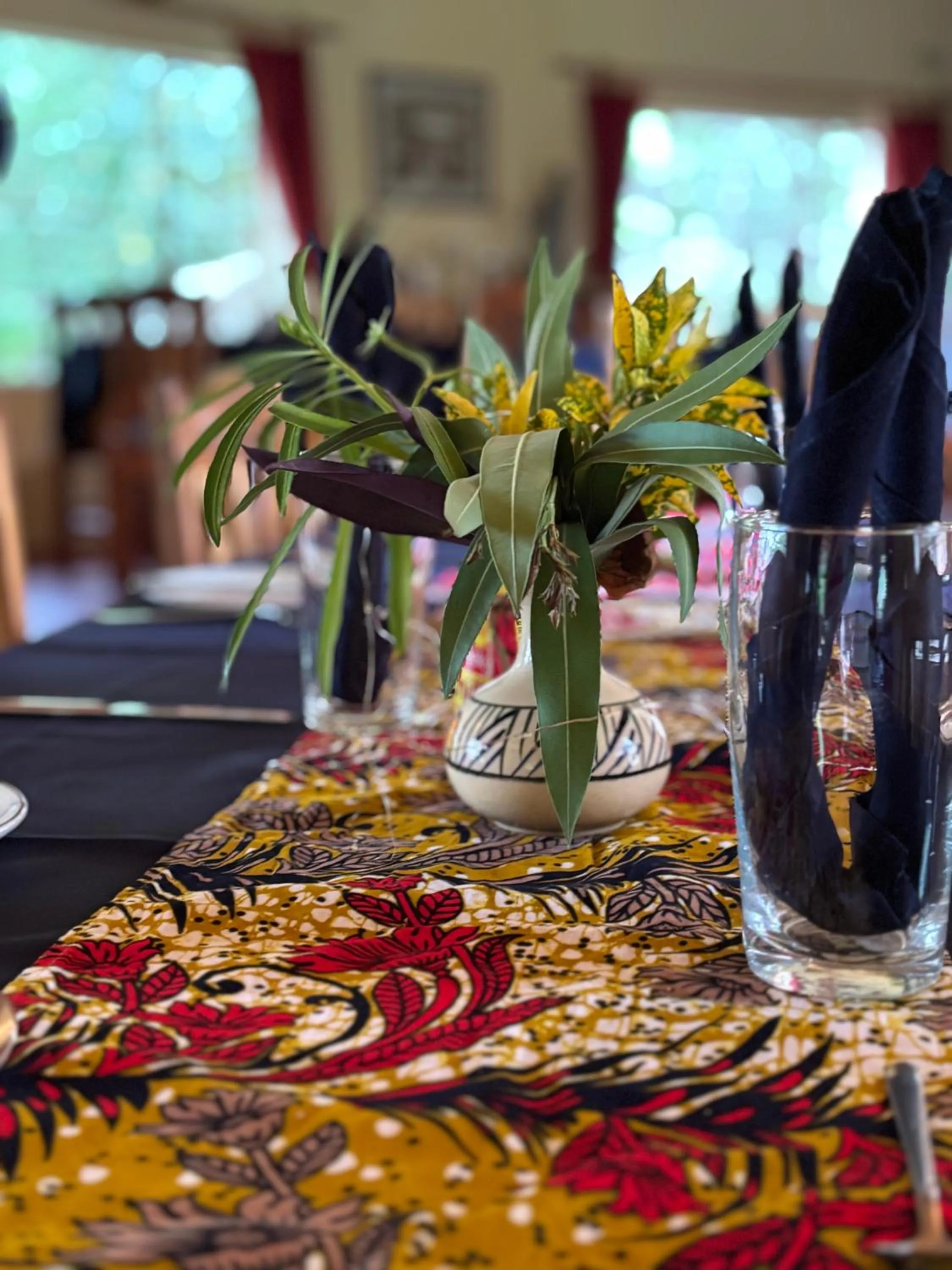 Decorative detail in Musangano Lodge