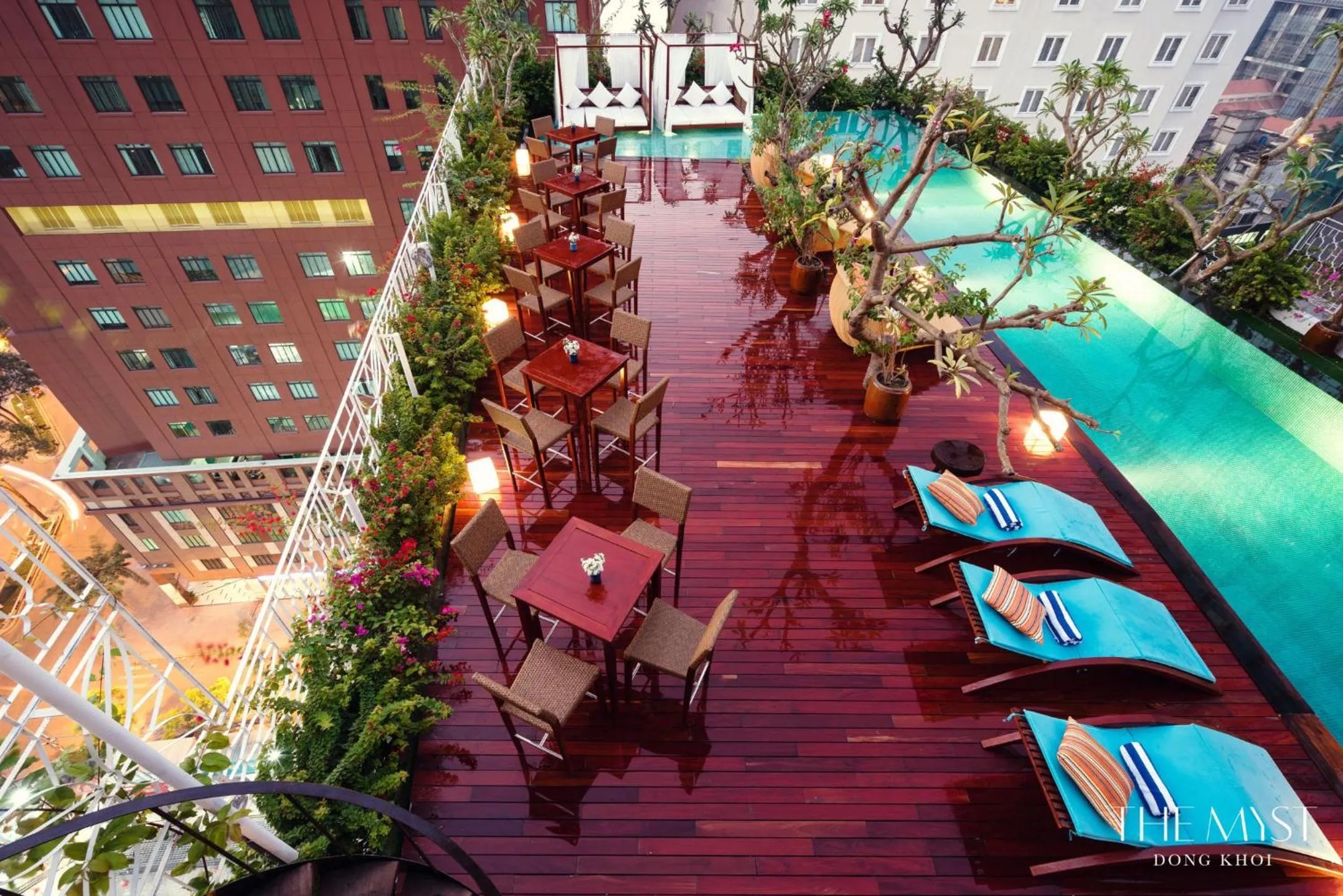 Patio in The Myst Dong Khoi