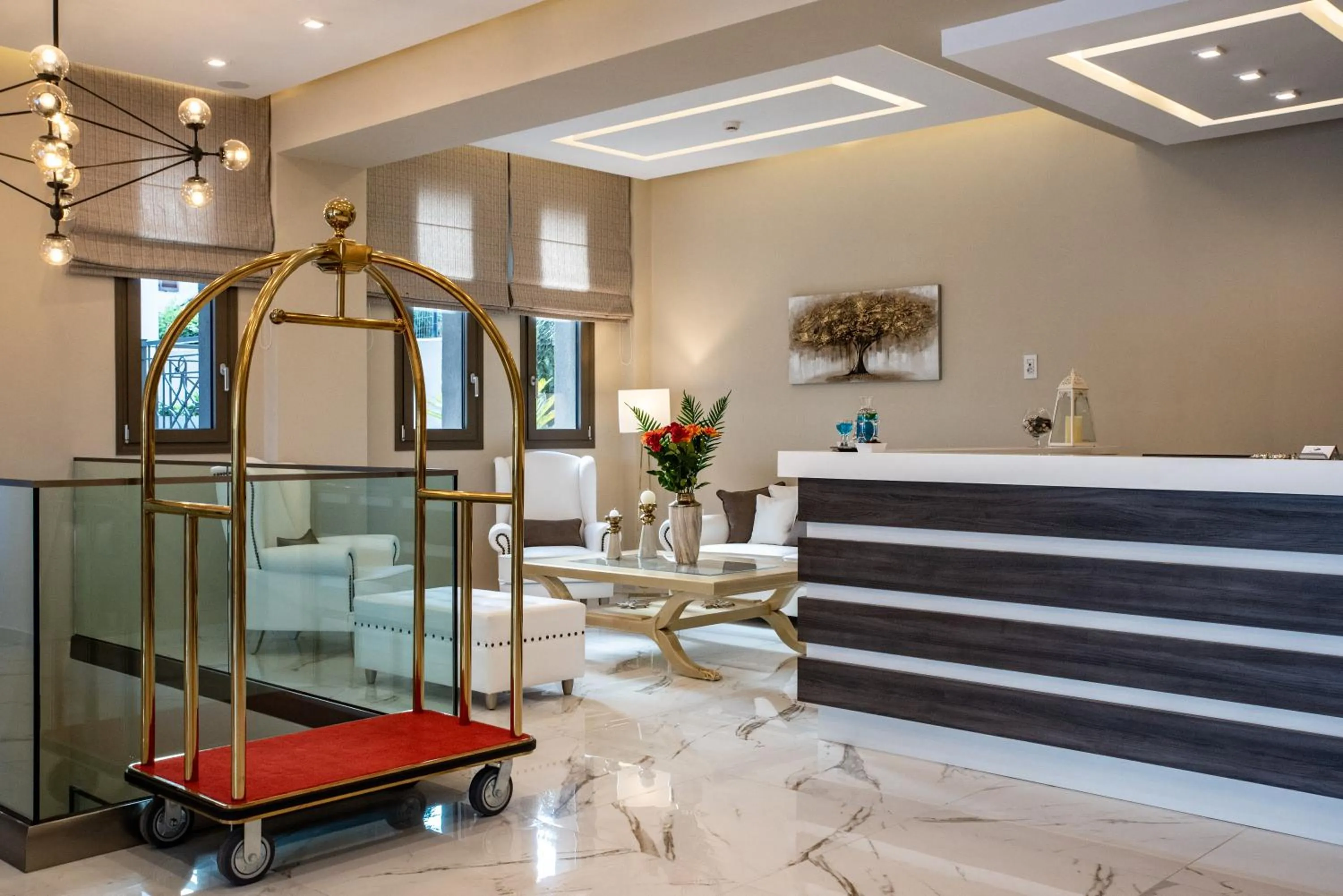 Lobby or reception in Lagaria Apartments