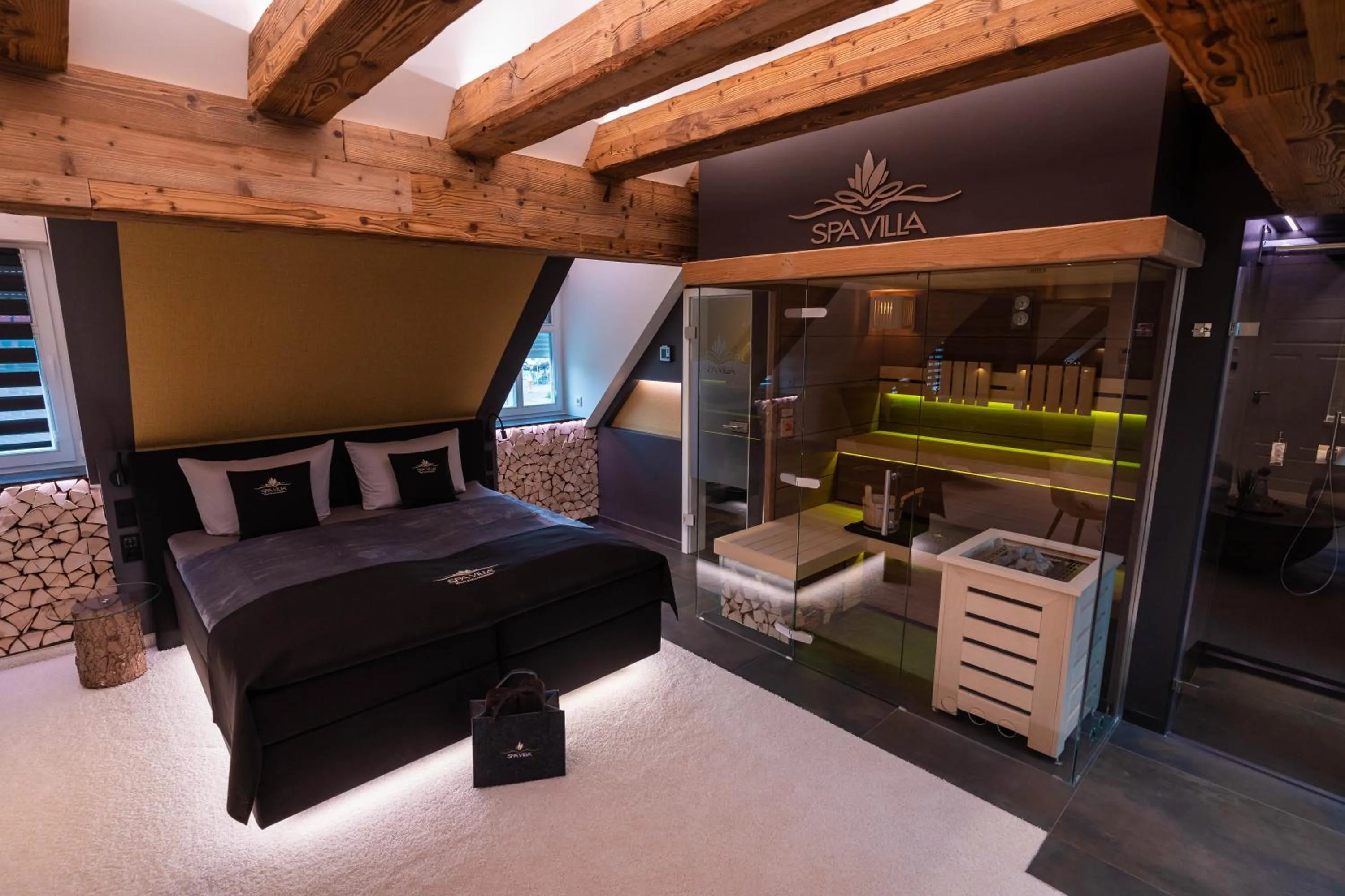 Bed in Hotel SPA VILLA Beauty & Wellness Resort