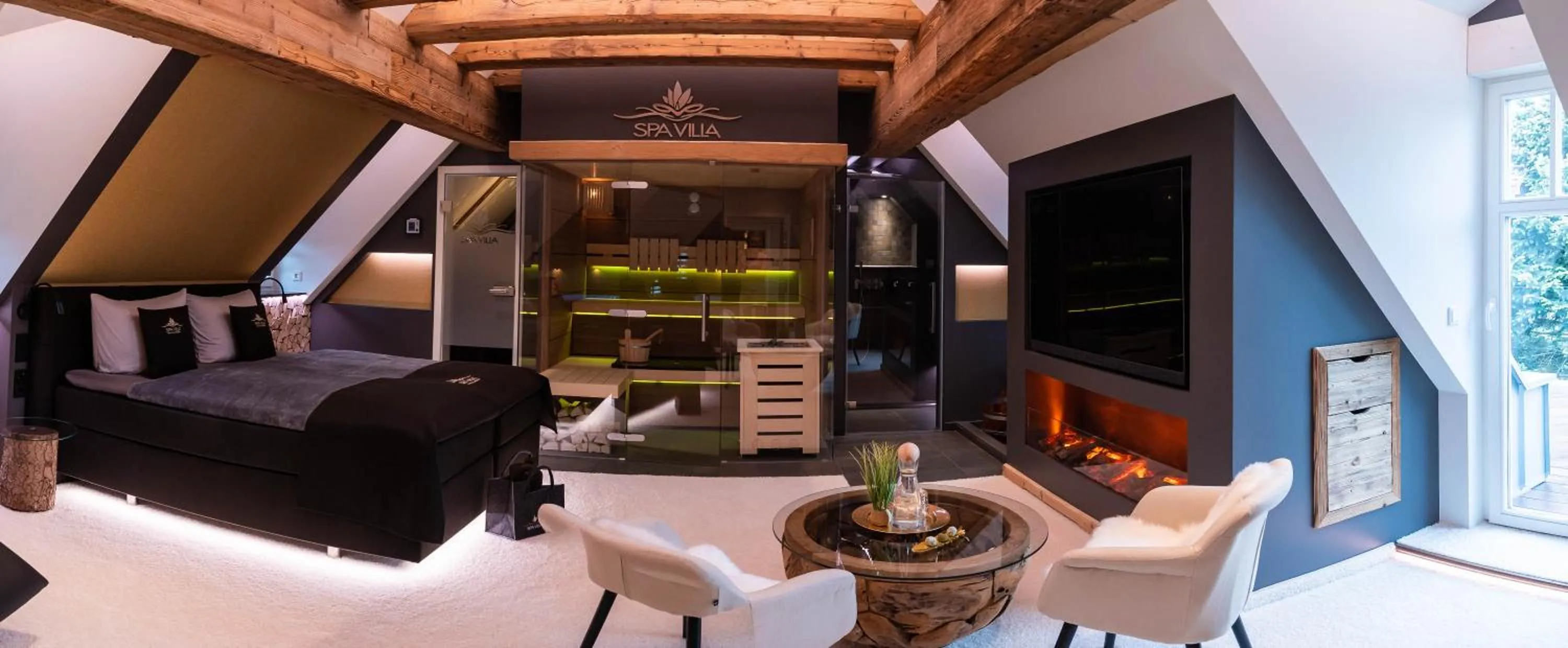 Sauna in Hotel SPA VILLA Beauty & Wellness Resort