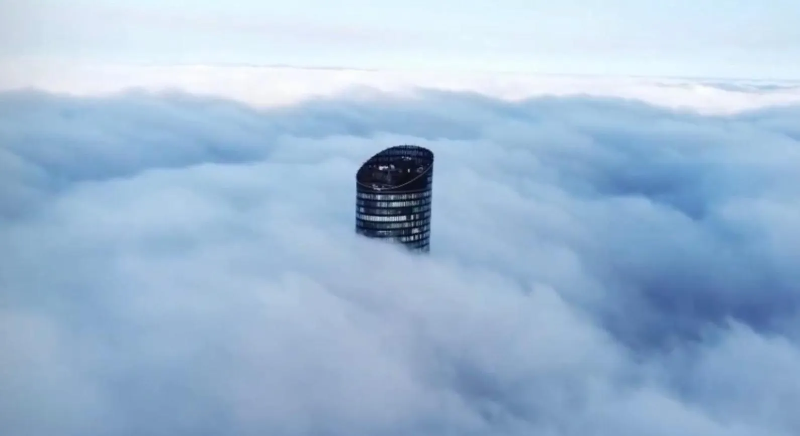 Bird's eye view in 30th+ Floor Apartments in Sky Tower