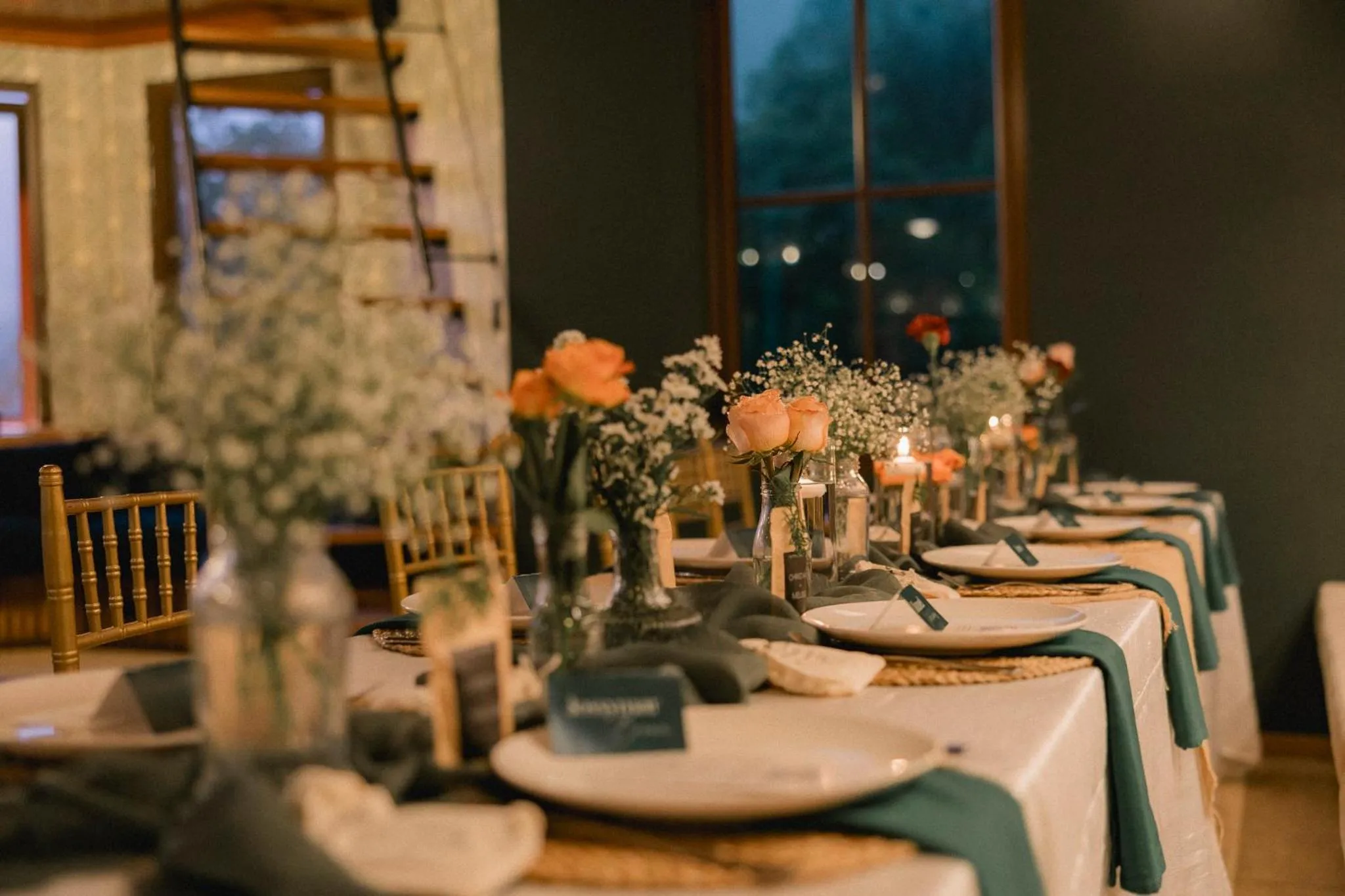 Dining area in Bambuda Castle