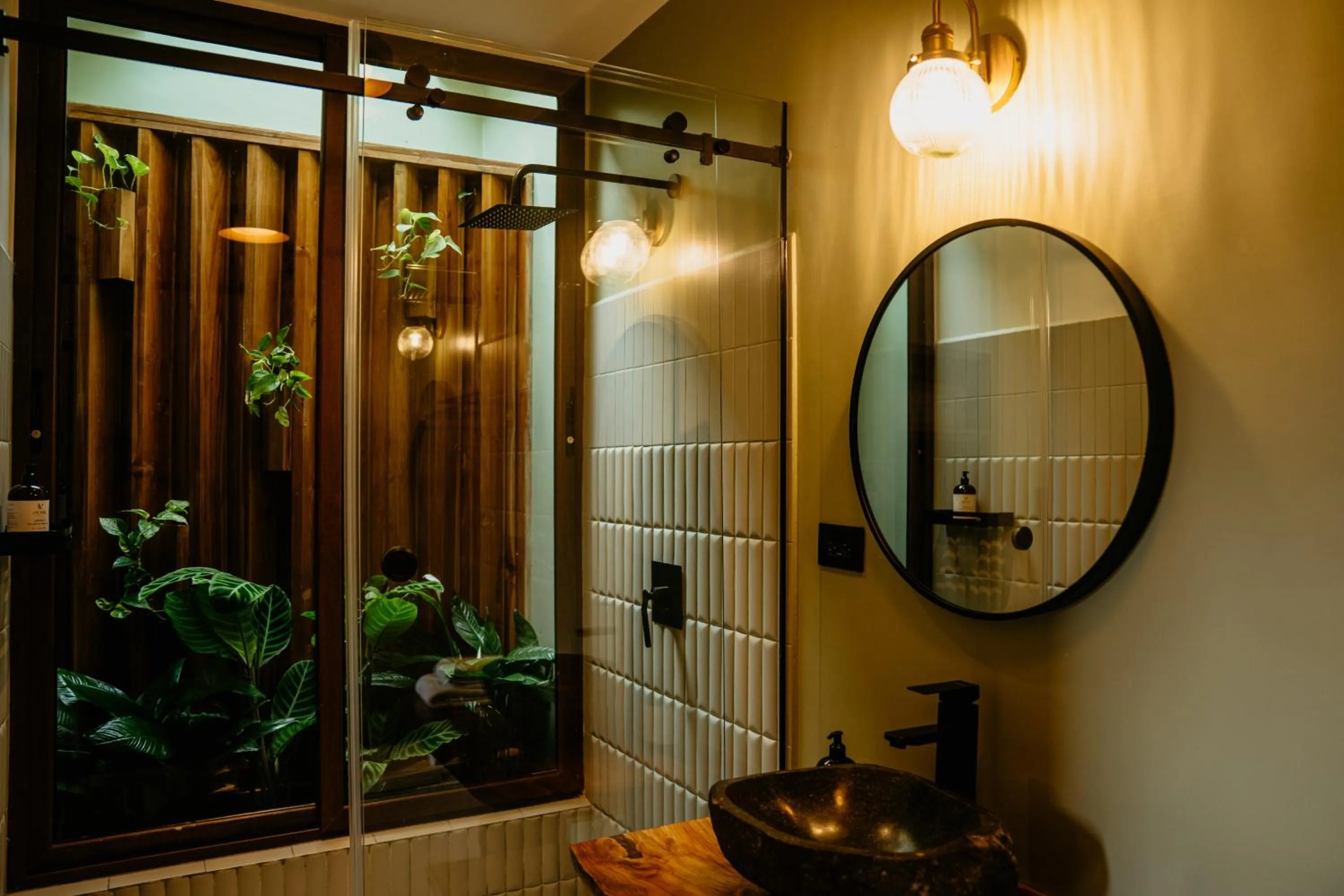 Shower in Bambuda Castle