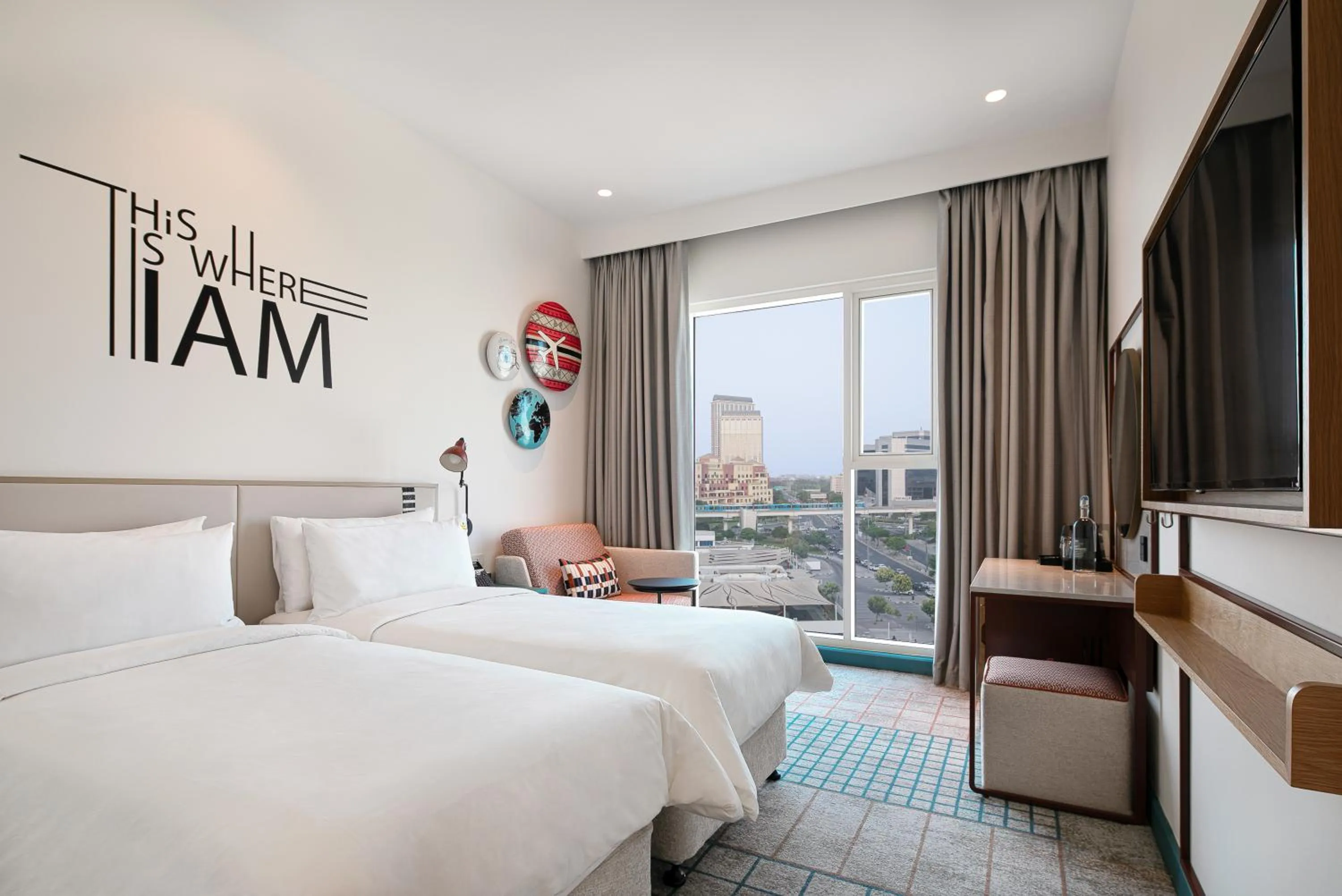 TV and multimedia, Bed in Rove Healthcare City - Bur Dubai