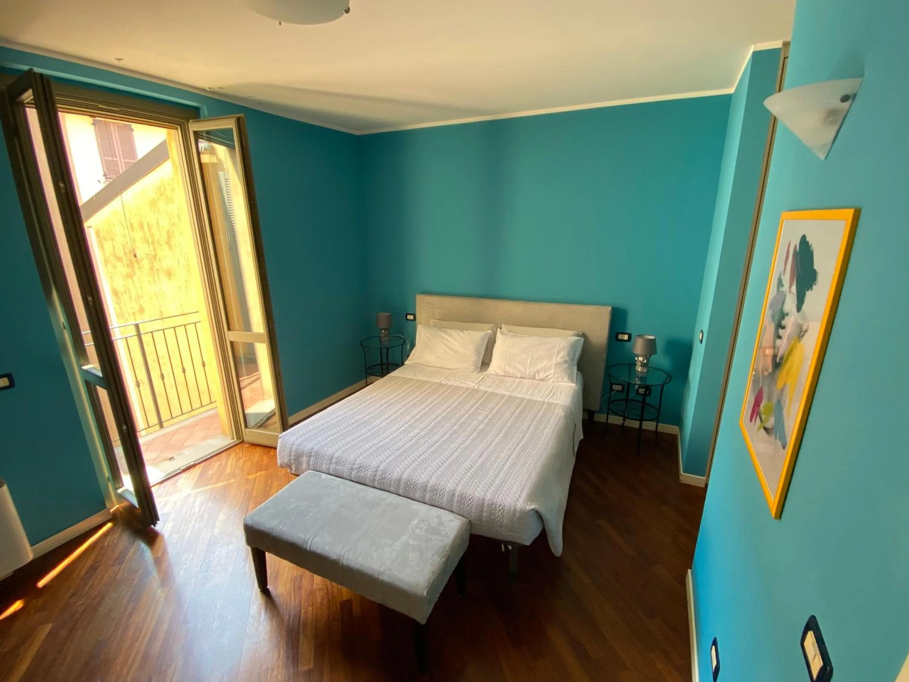 Bed in Amici Miei Rooms