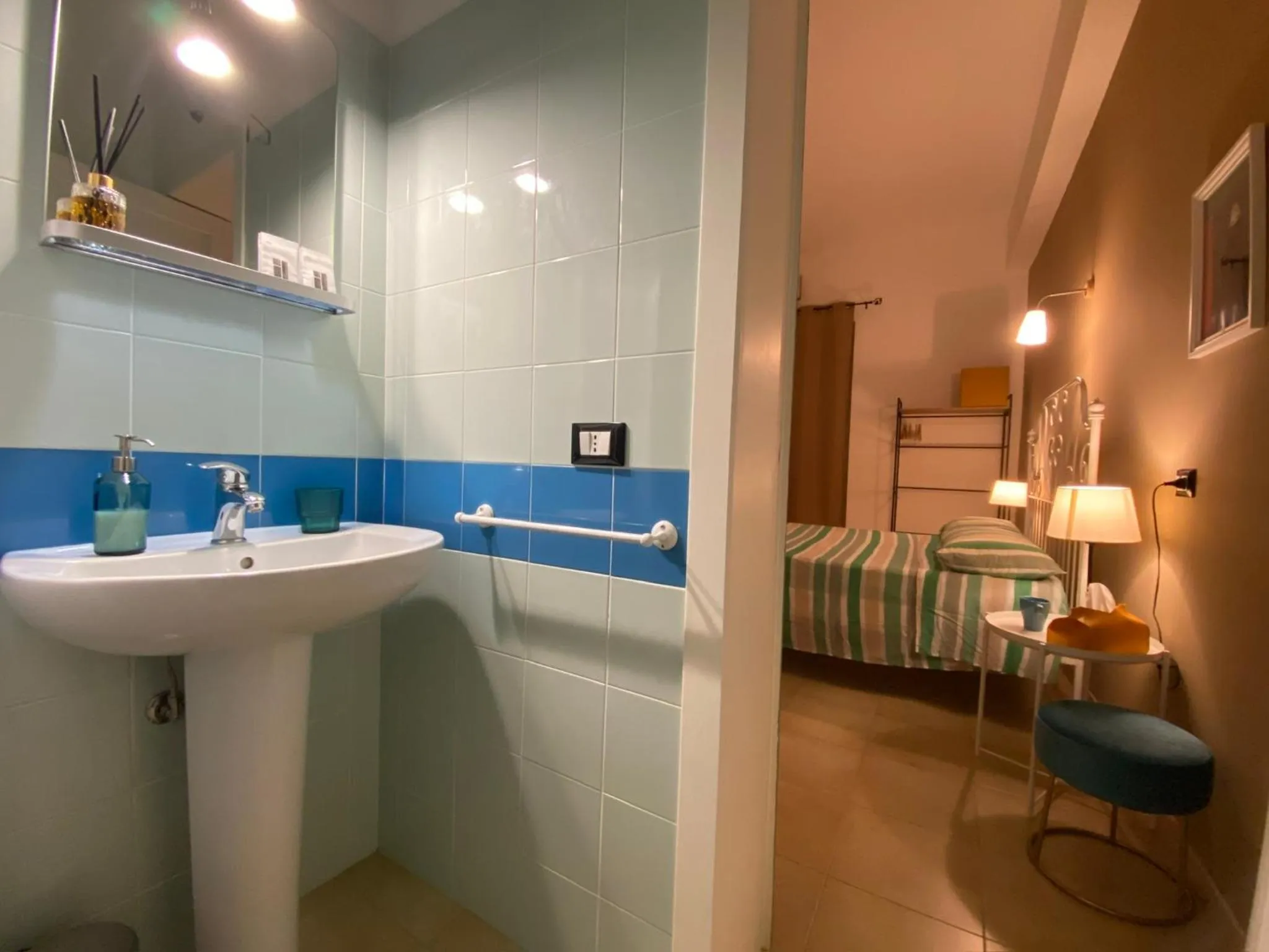 Bed in Bellassai Rooms