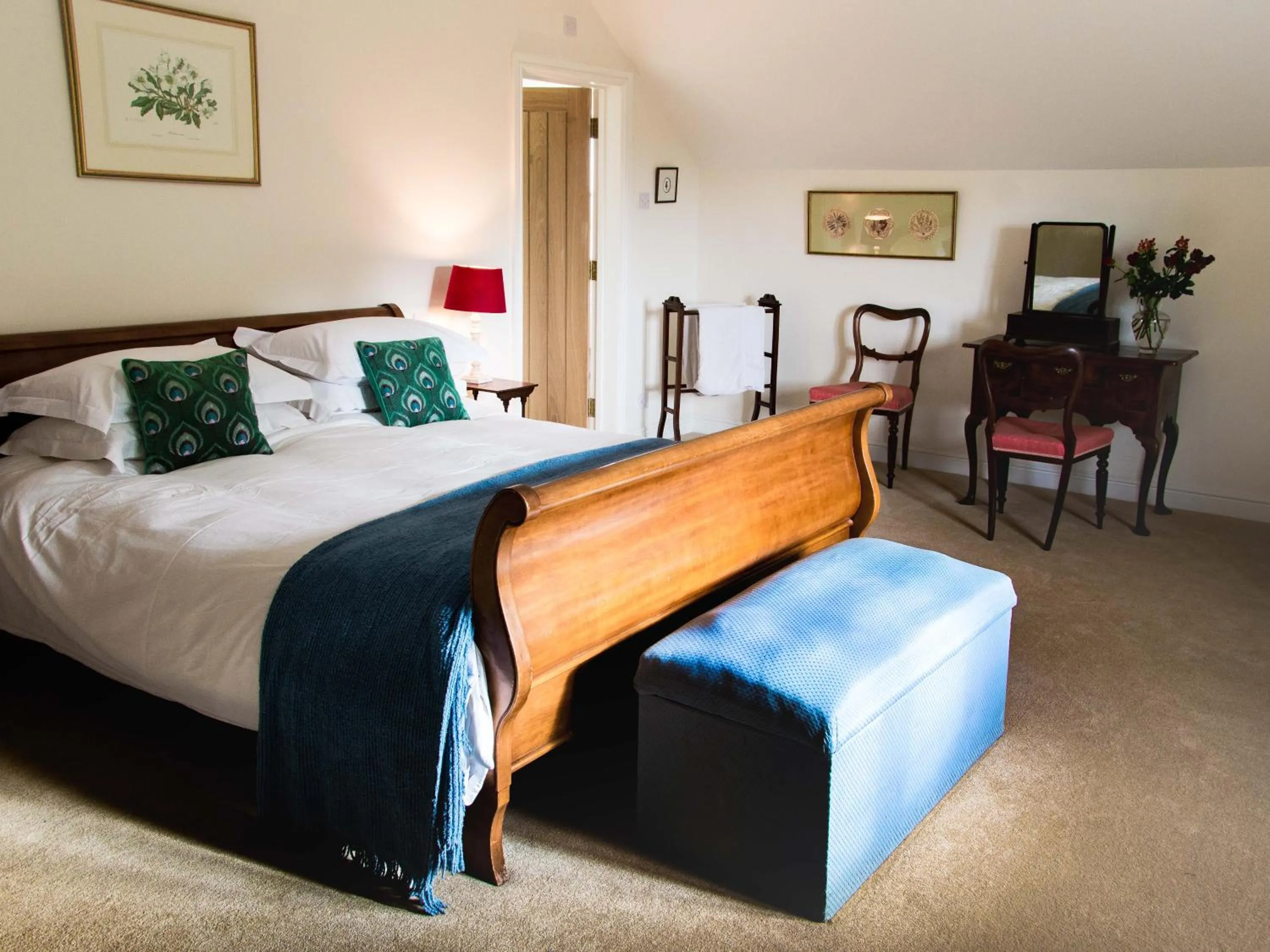 Bed in Field End House Strawberry Lane Meysey Hampton