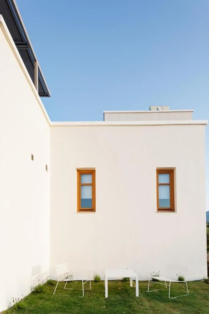 Property building in Mikro Livadi Special Lodges - Has an Eco Salt water pool - 150m from the beach