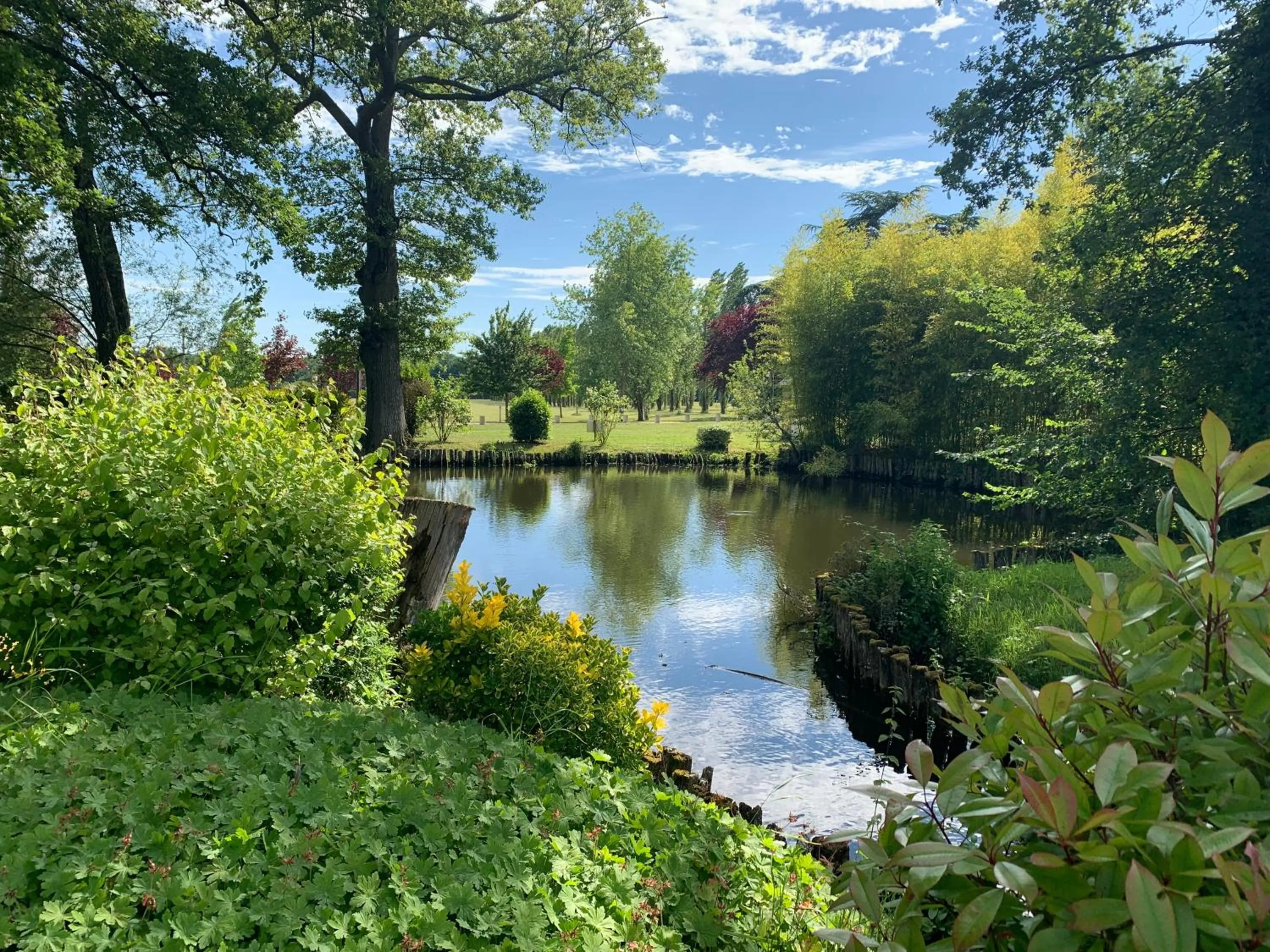 Garden view in Le Relais Des Landes - Demeures et Chateaux