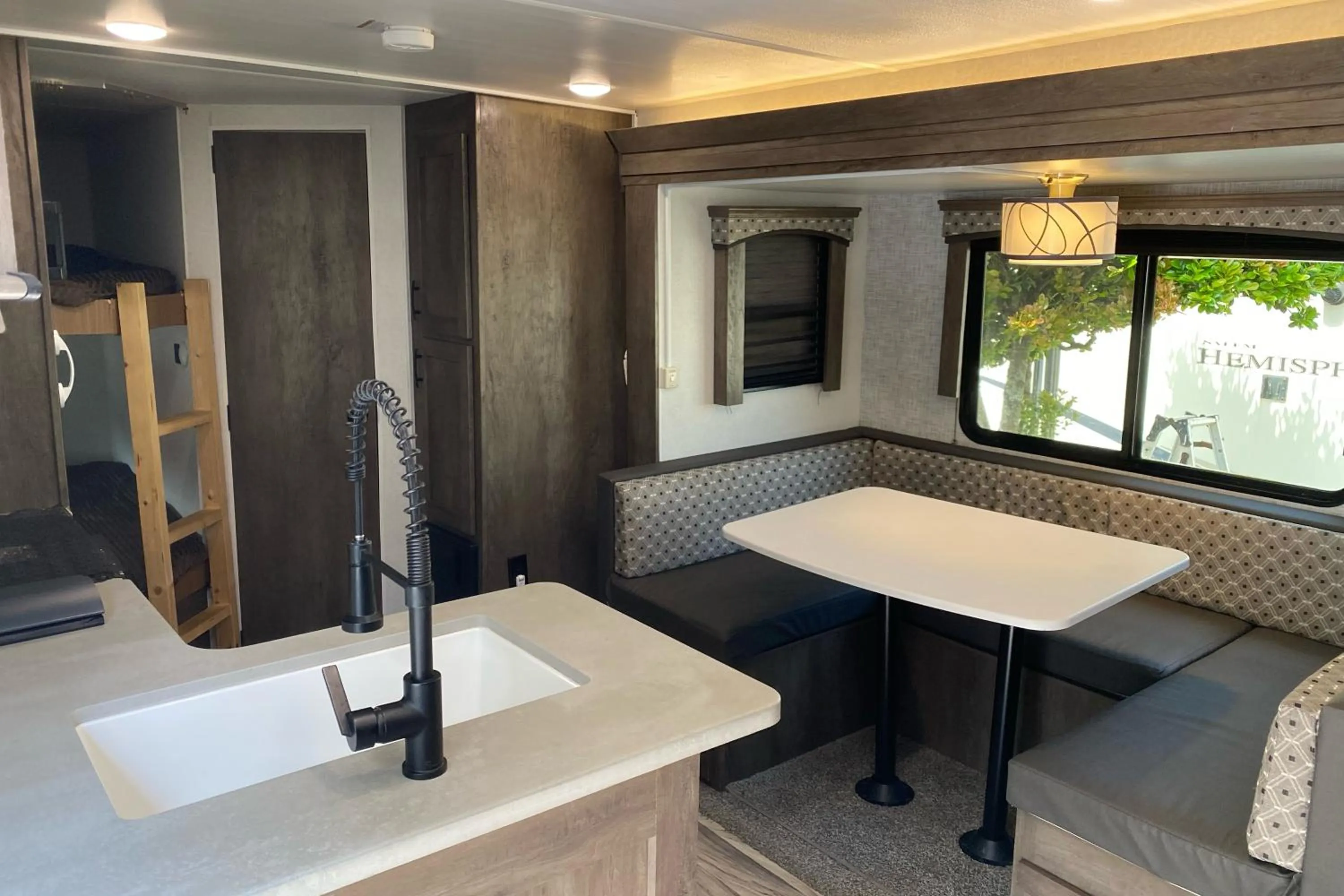 Living room in Wood Pecker Nakijin