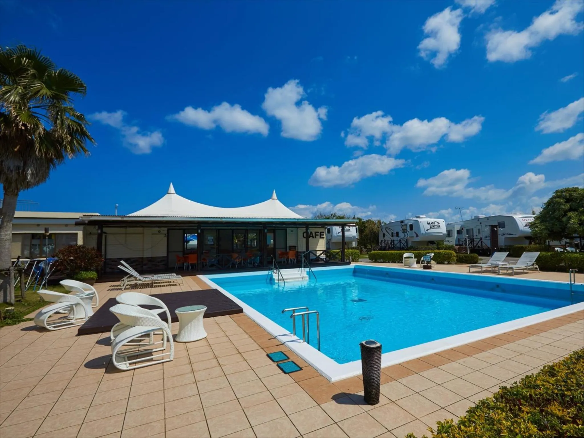 Swimming pool in Wood Pecker Nakijin