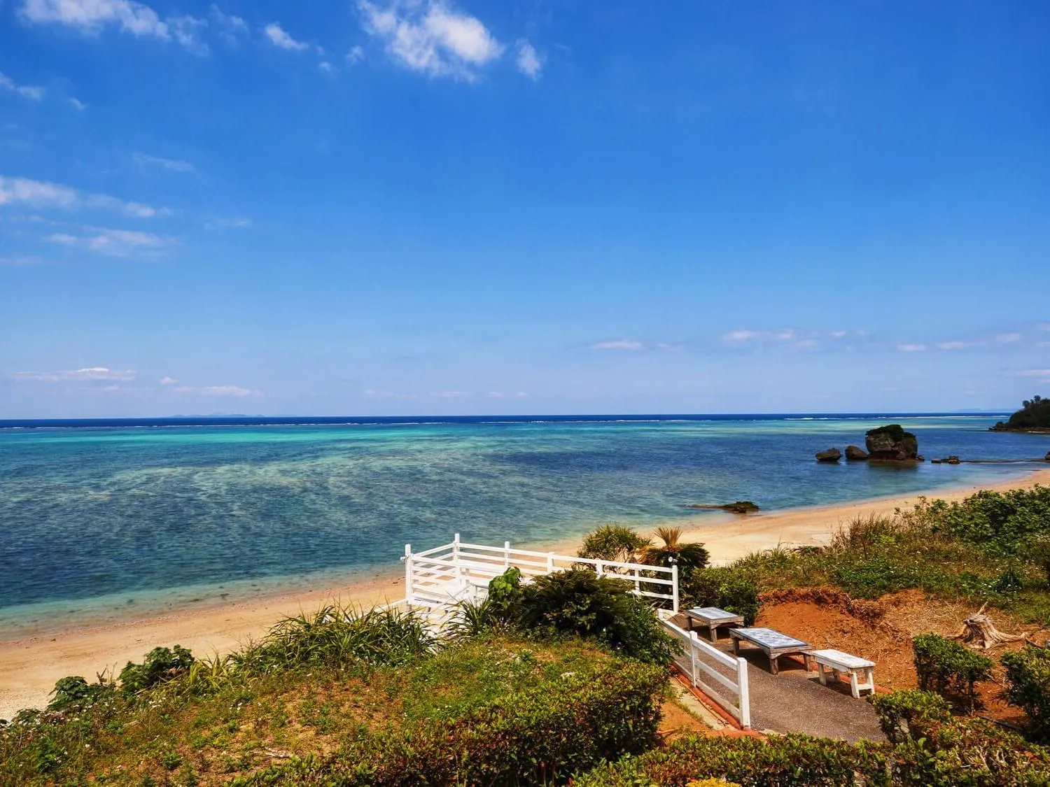 Beach in Wood Pecker Nakijin