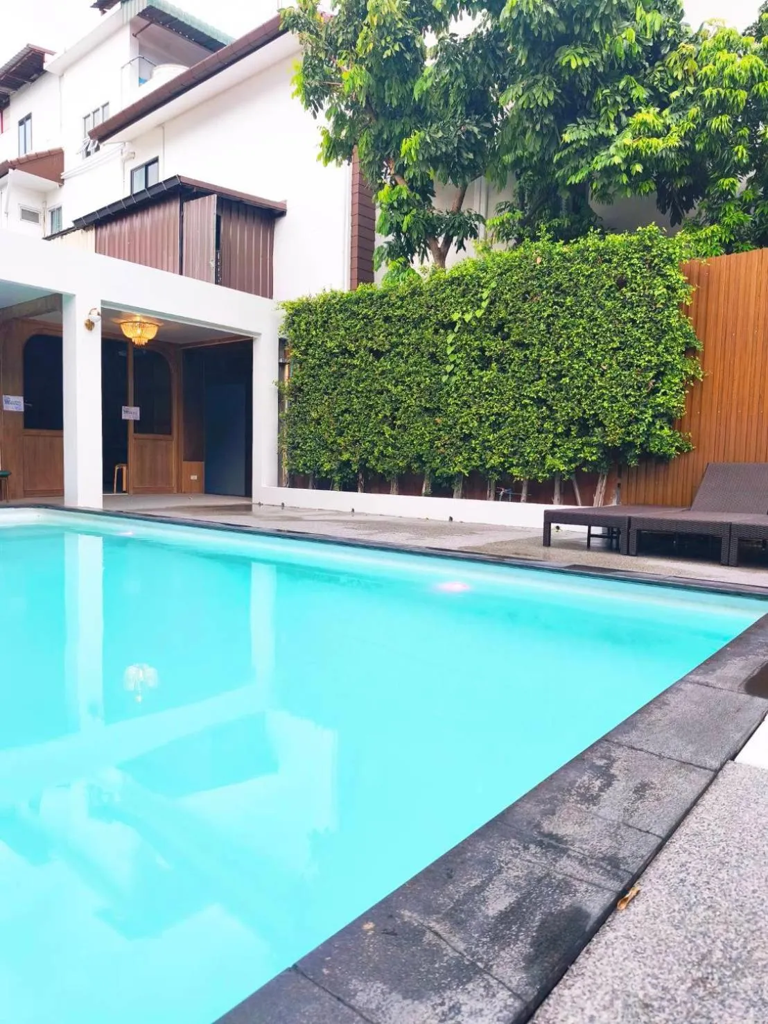 Pool view in The Wing Lanna Hotel
