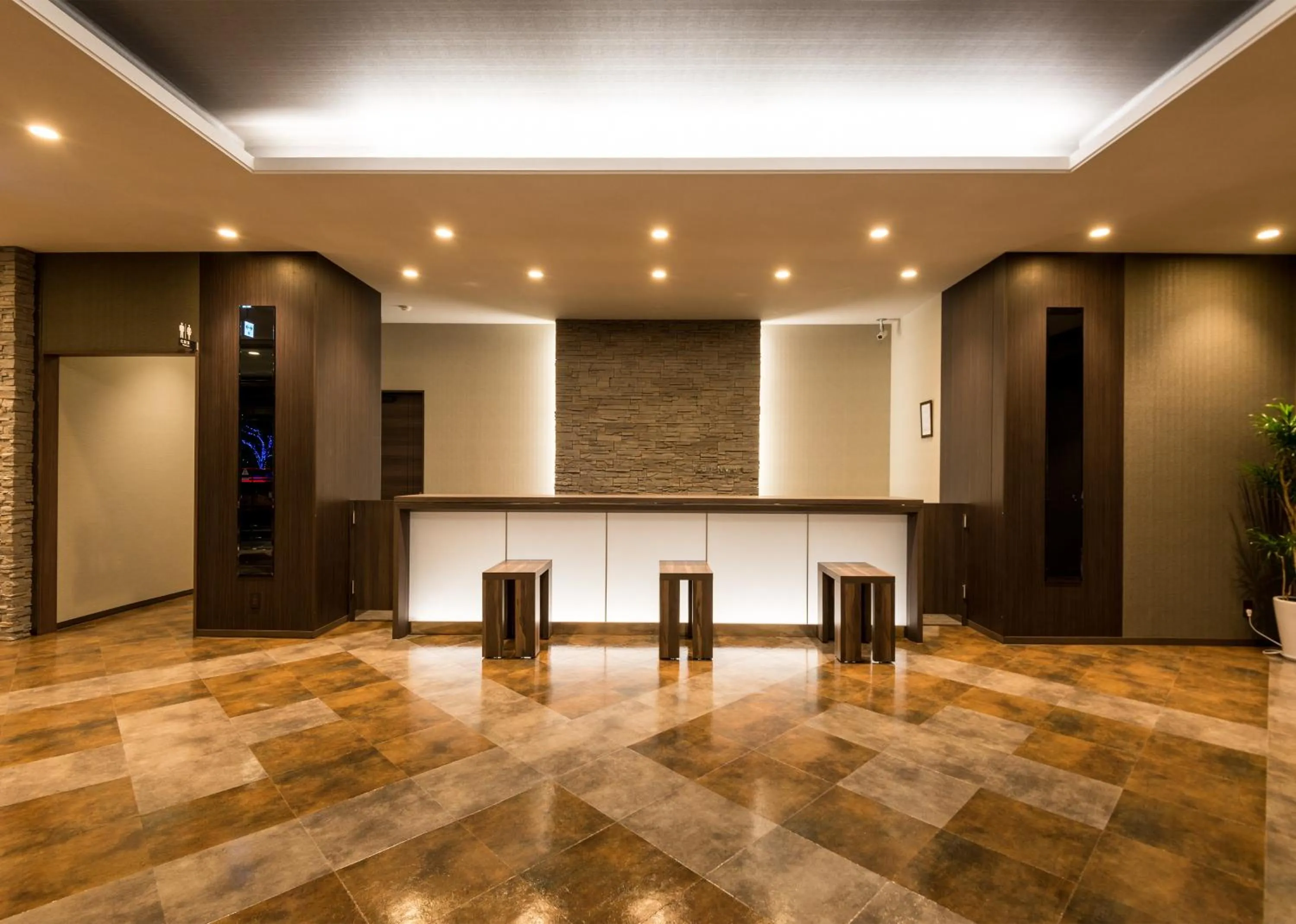 Lobby or reception in Hotel Route Inn Grand Kitami Ekimae