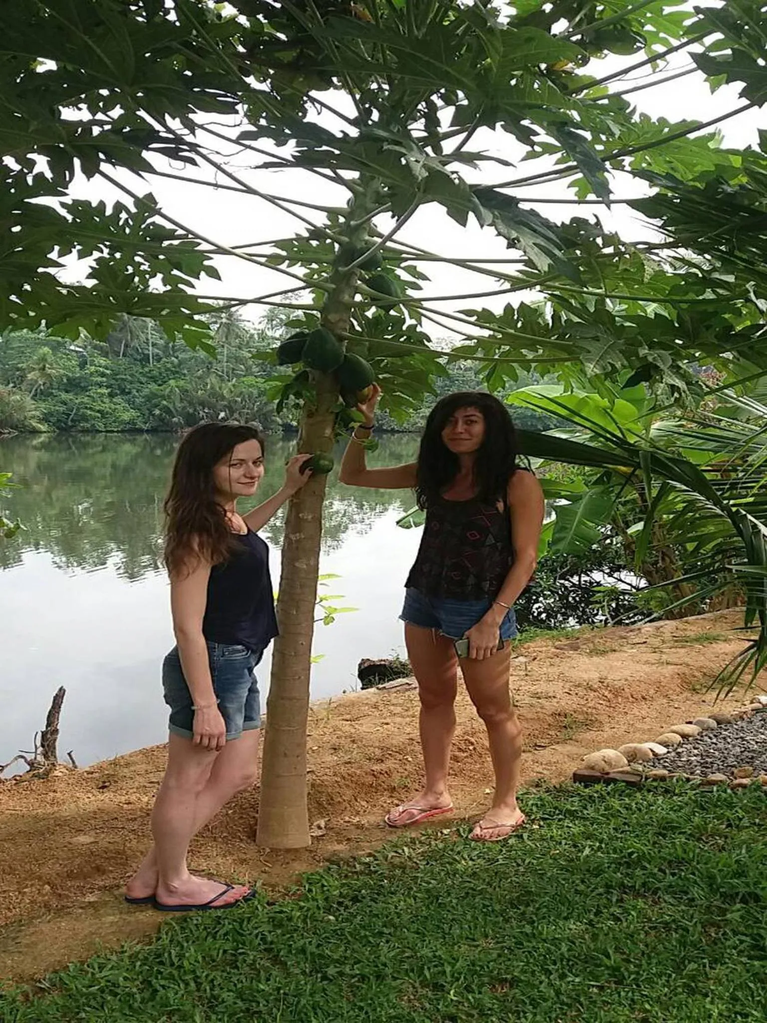 On site in Pelli Riverine