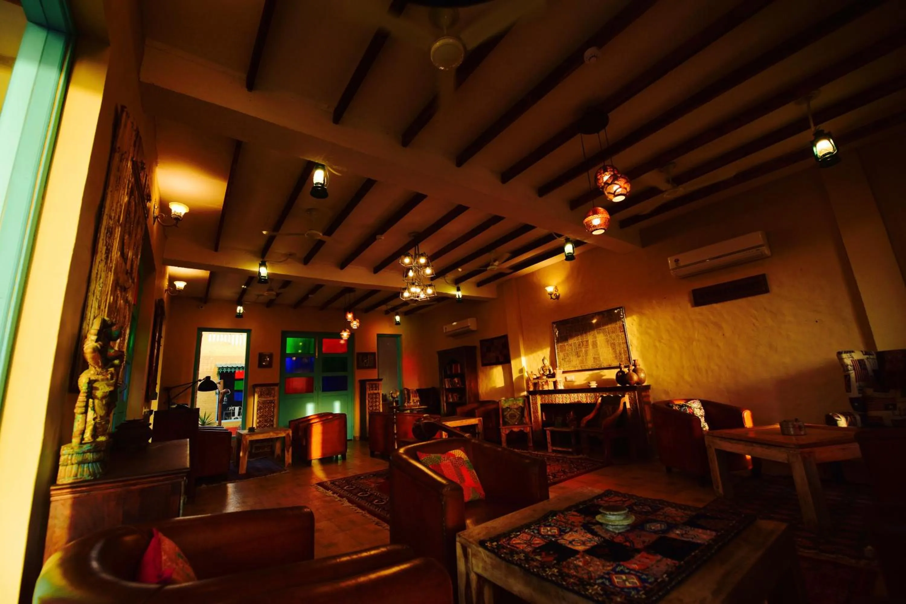 Library in WelcomHeritage Ranjitvilas