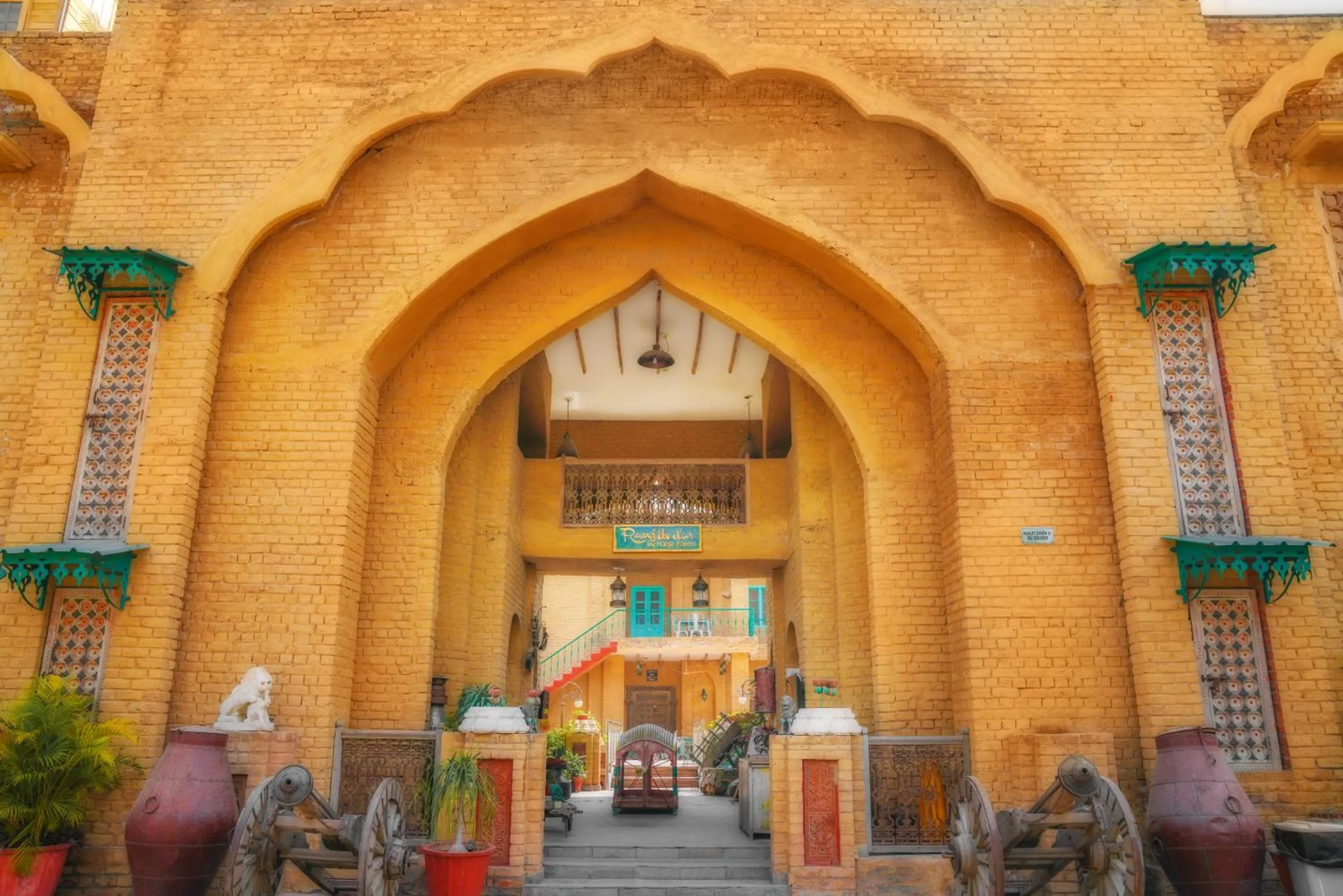 Property building in WelcomHeritage Ranjitvilas