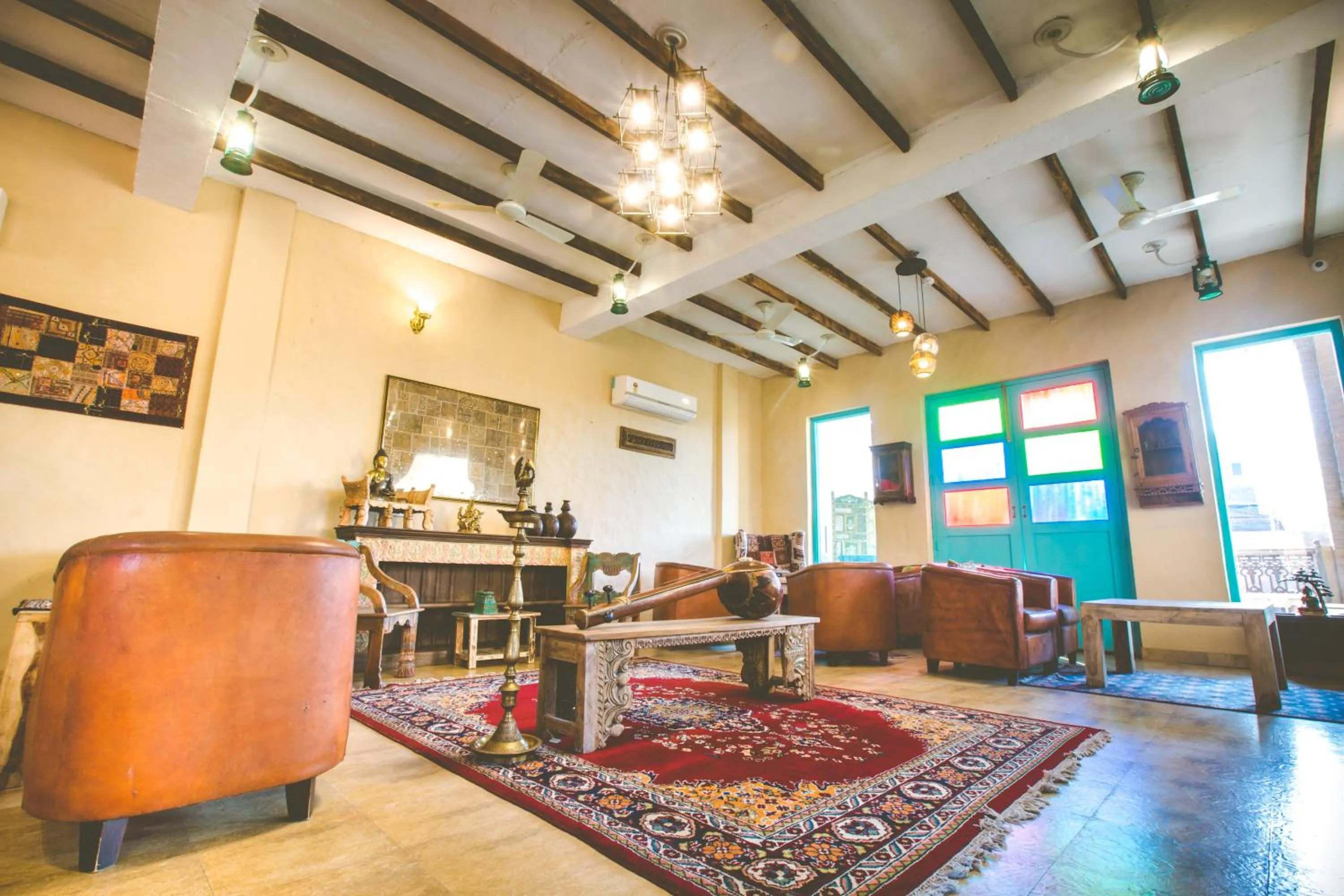 Library in WelcomHeritage Ranjitvilas