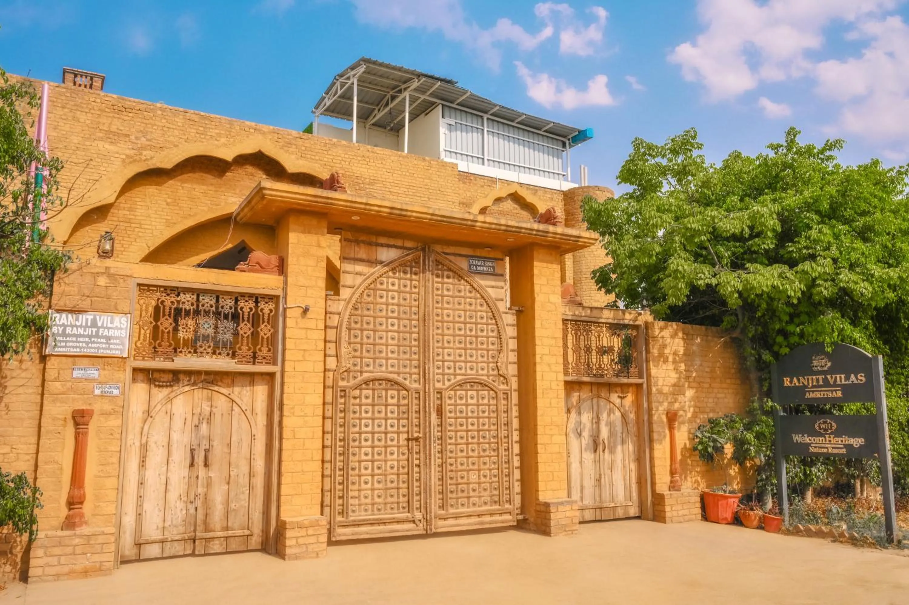 Property building in WelcomHeritage Ranjitvilas