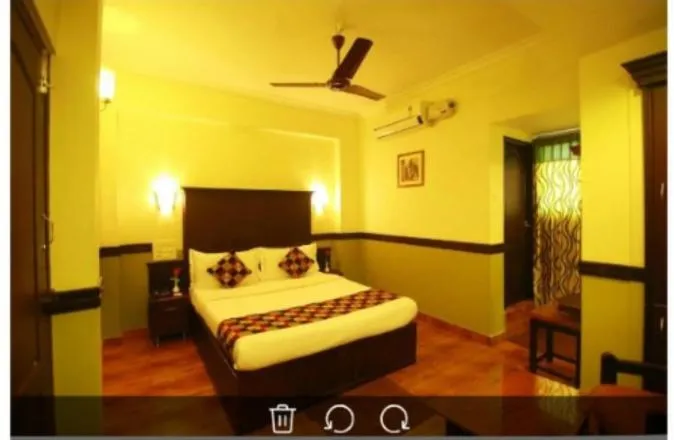 Bed in Hotel Palace Tower