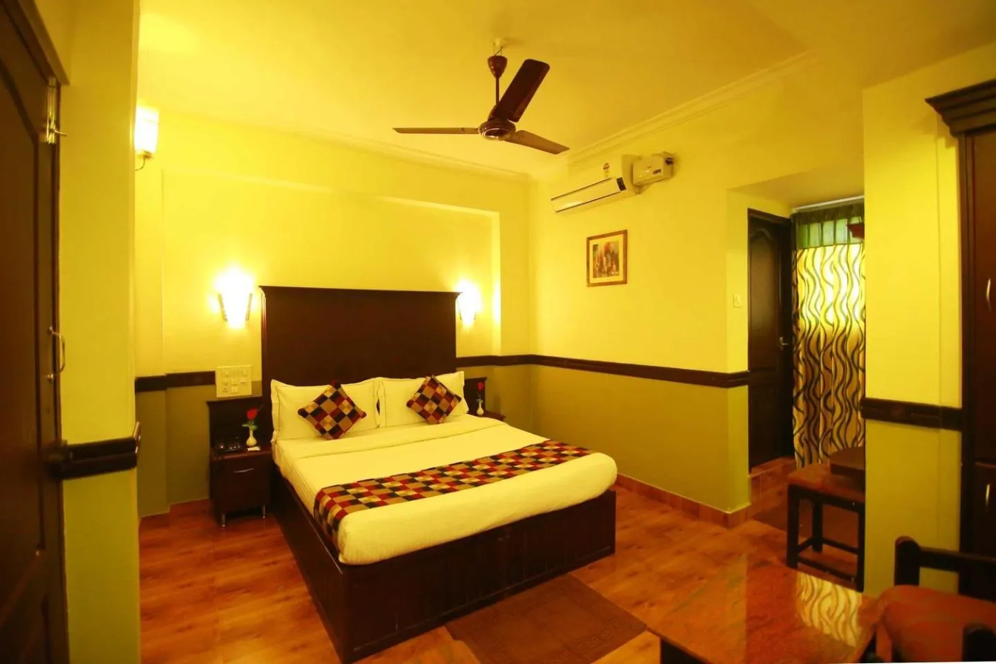 Bed in Hotel Palace Tower