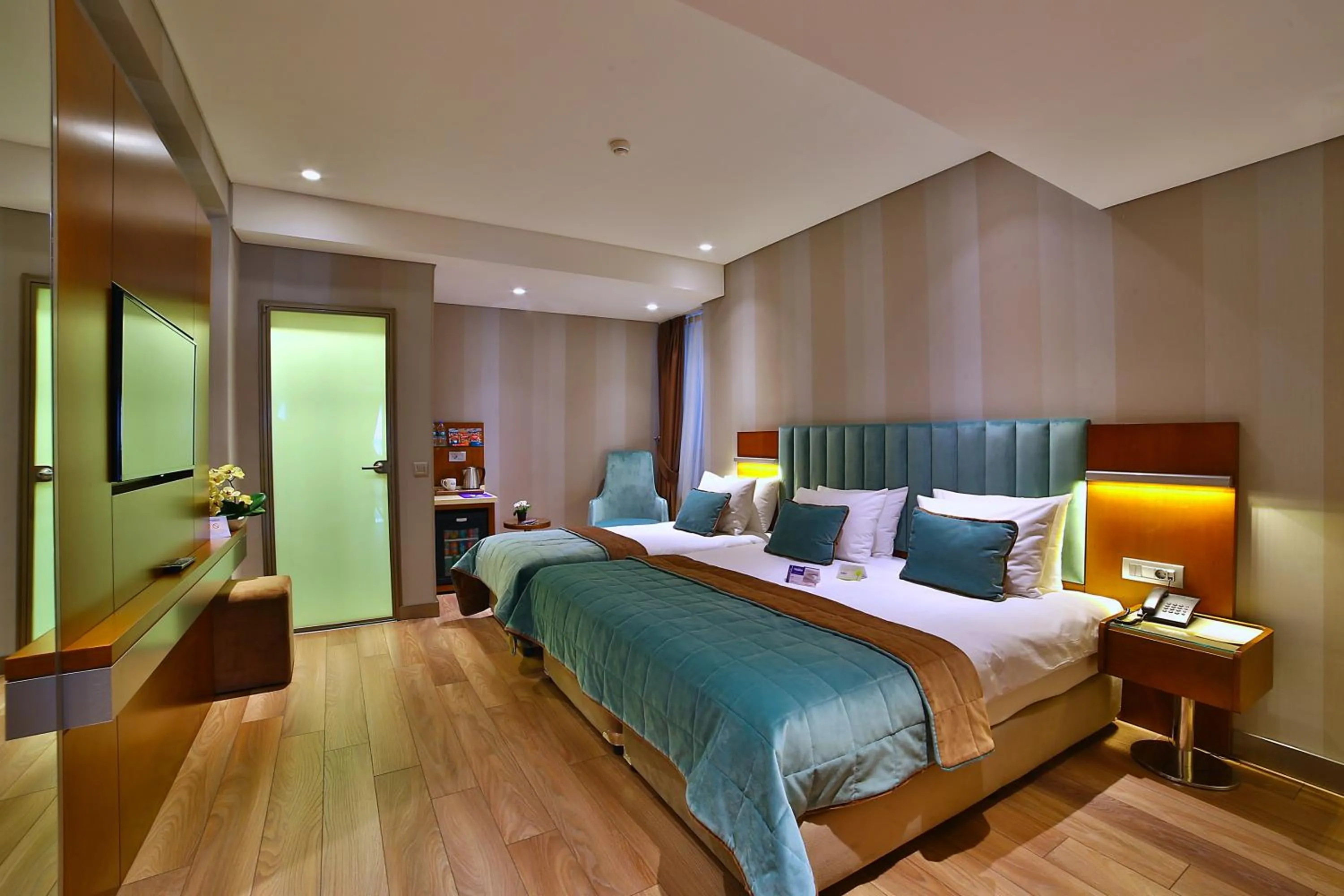 Bed in The Tango Hotel İstanbul