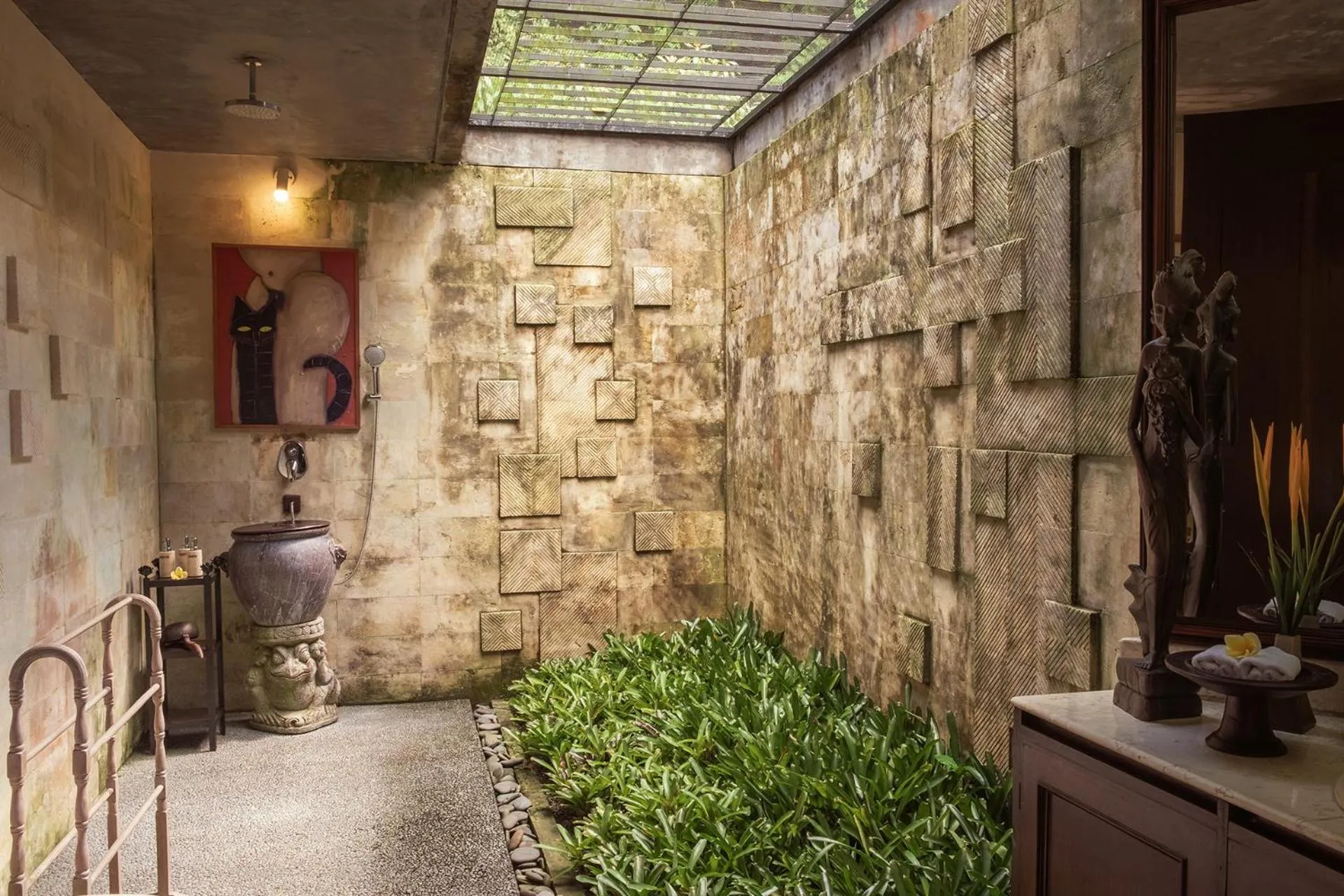 Shower in Dua Dari, a Residence by Hadiprana