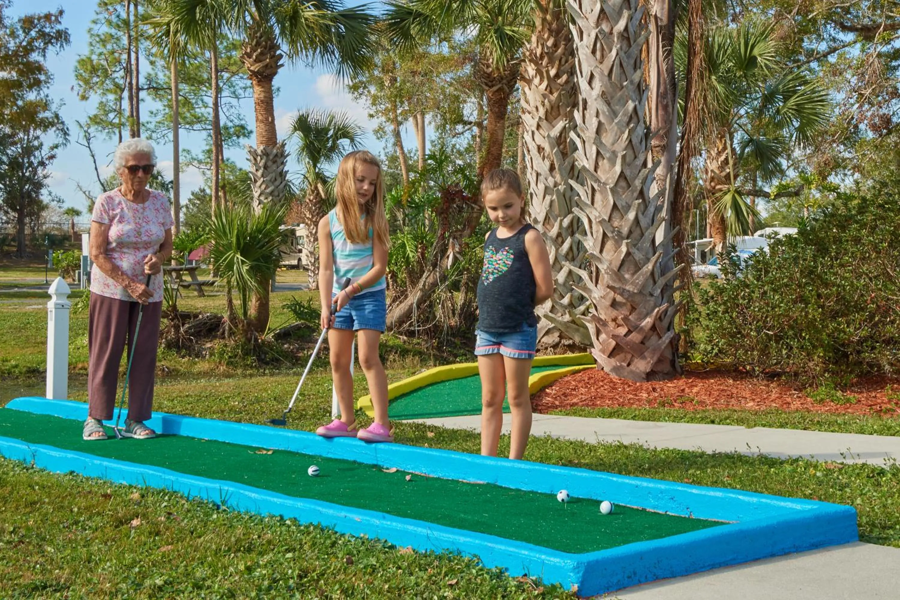 children in Tropical Palms Resort