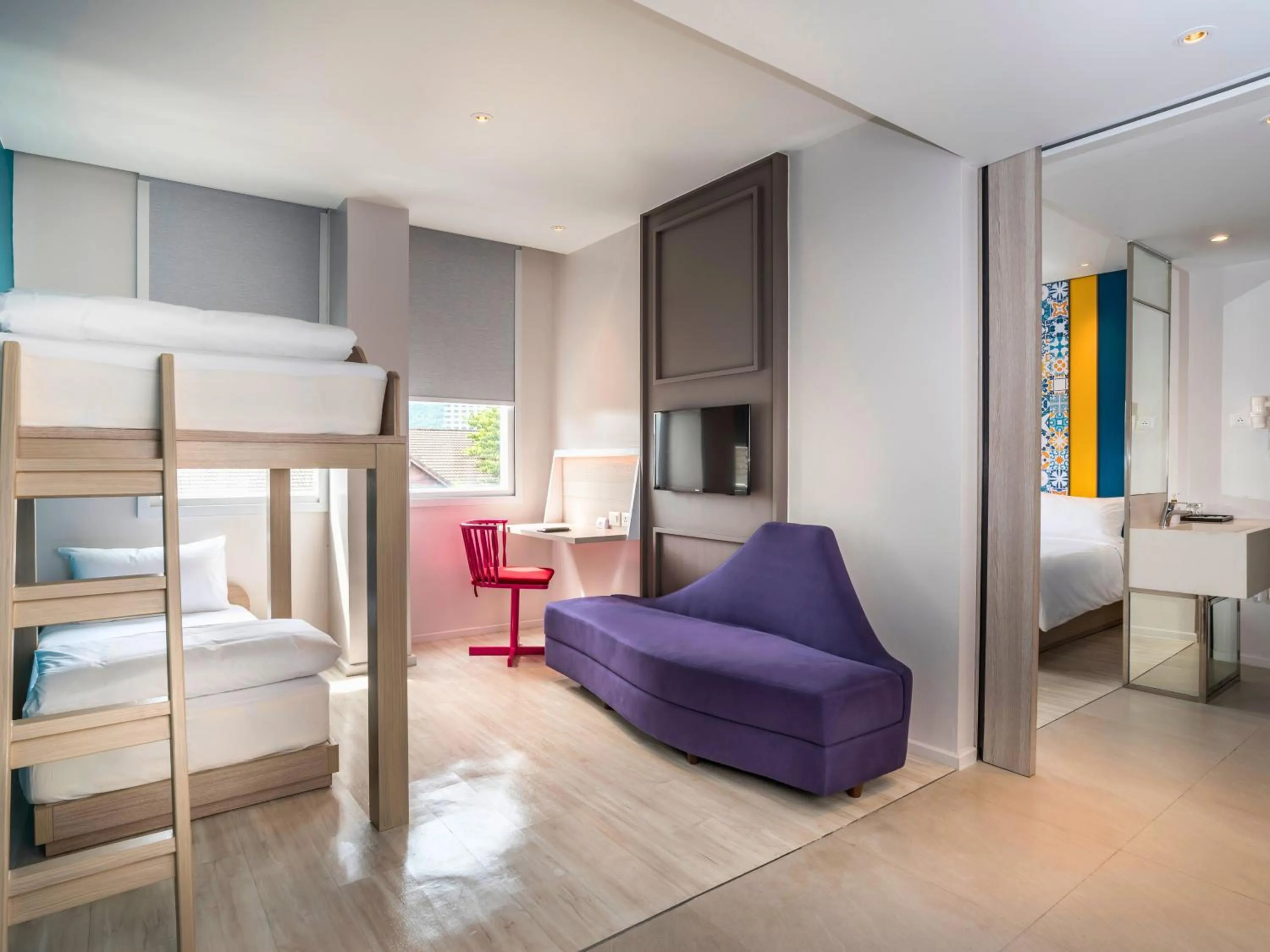 Bedroom, Bed in Ibis Styles Phuket City