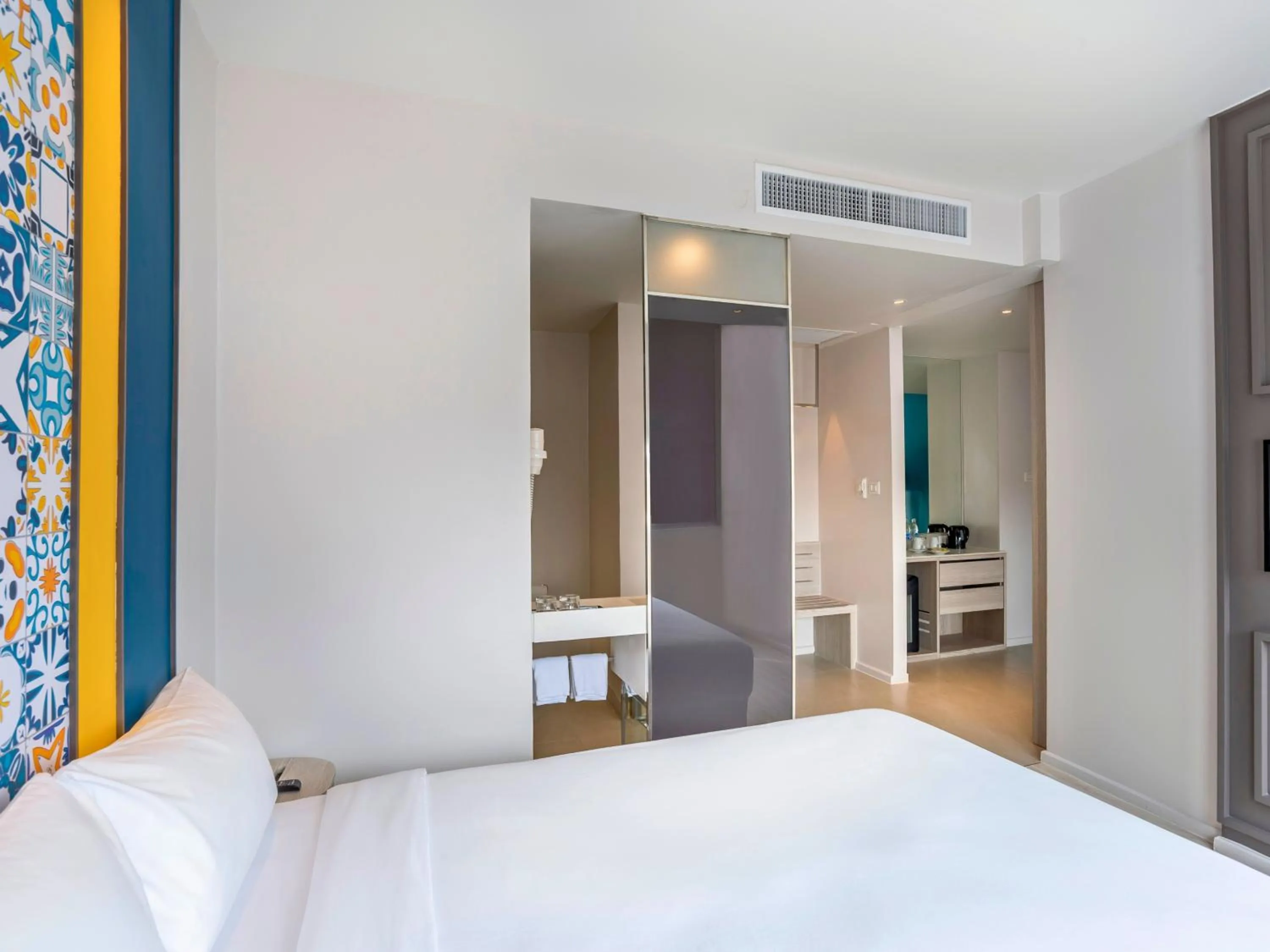 Floor plan, Bed in Ibis Styles Phuket City