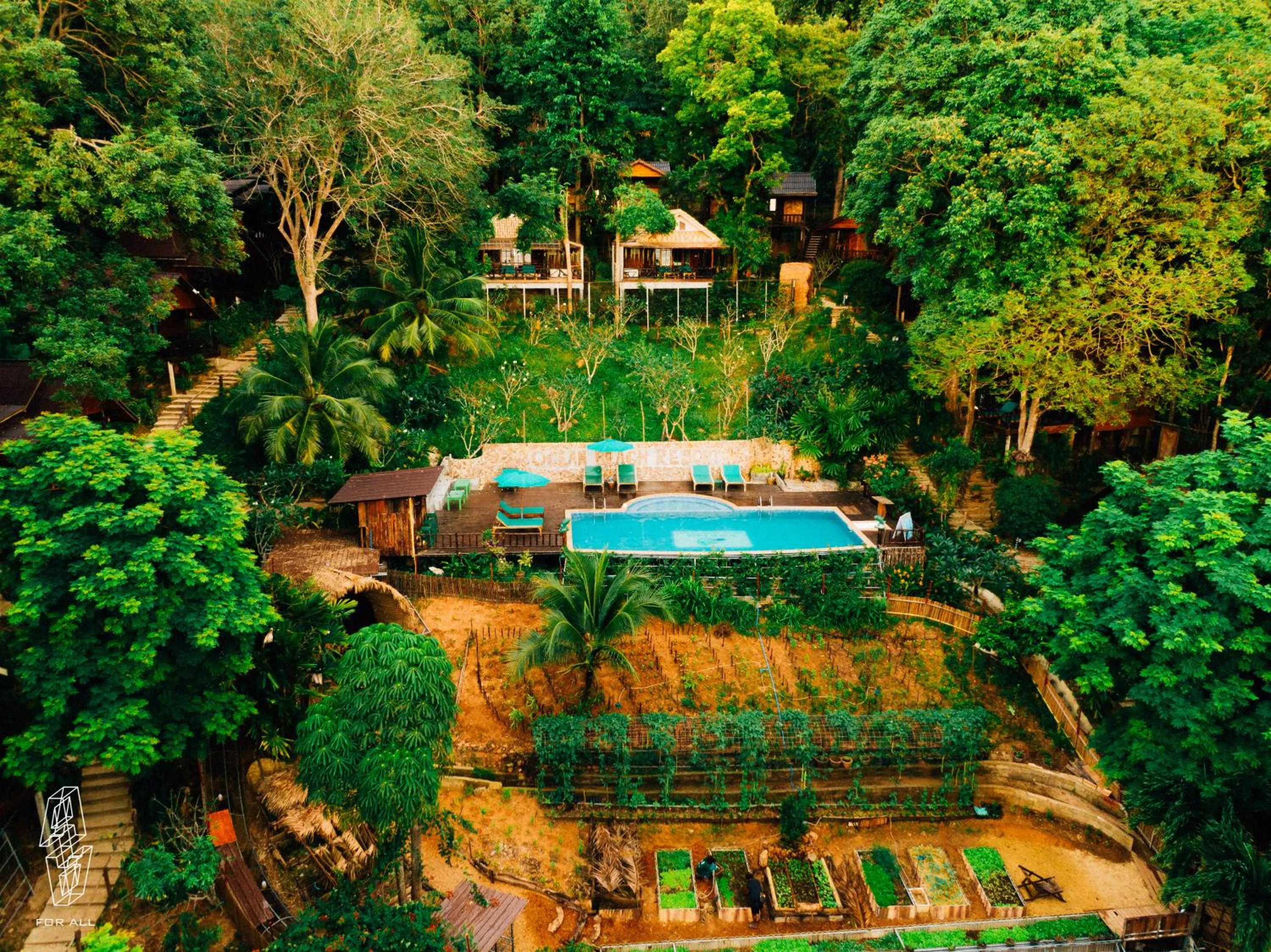Bird's eye view in Koh Jum Ocean Beach Resort