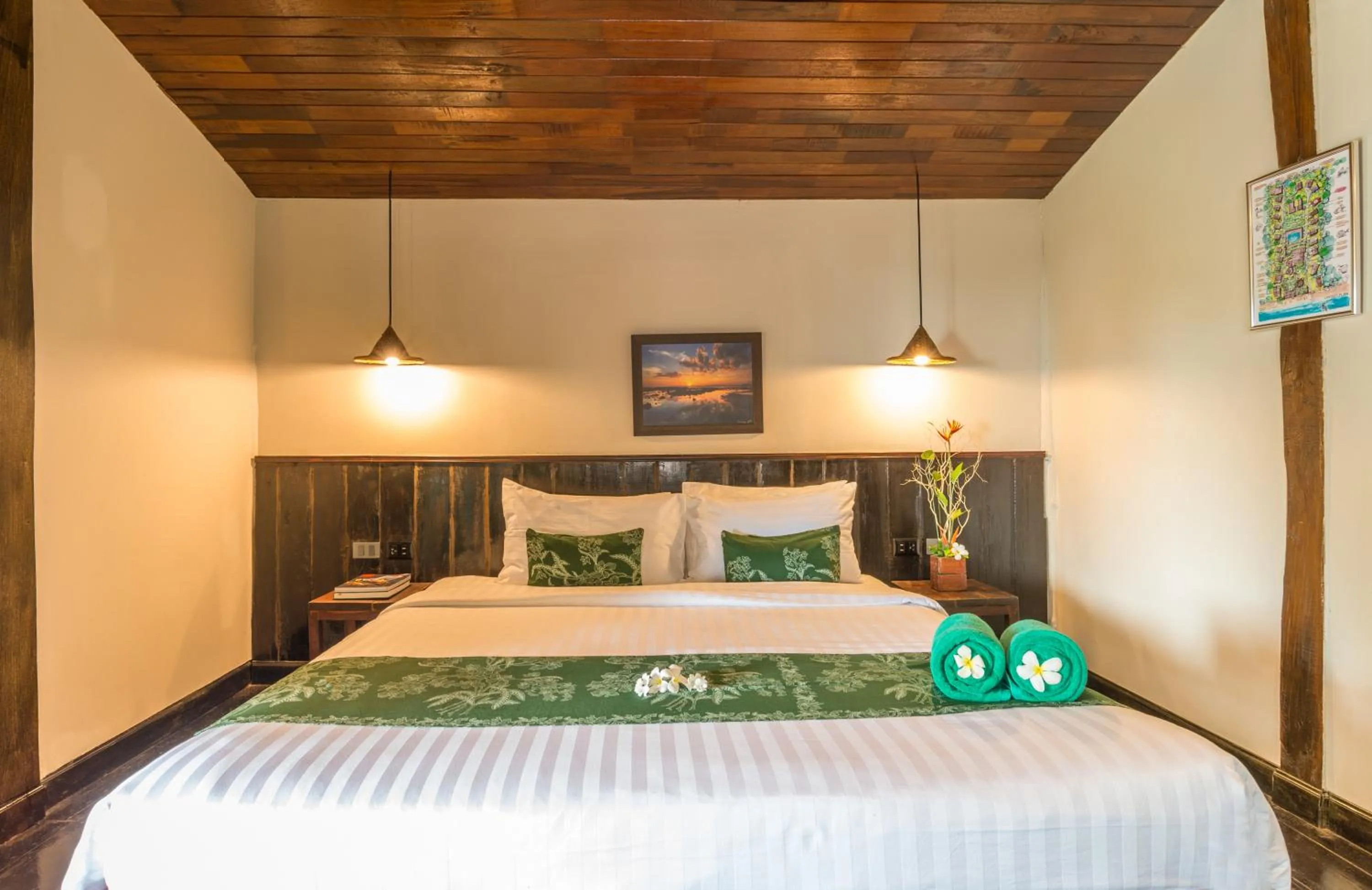 Property building, Bed in Koh Jum Ocean Beach Resort