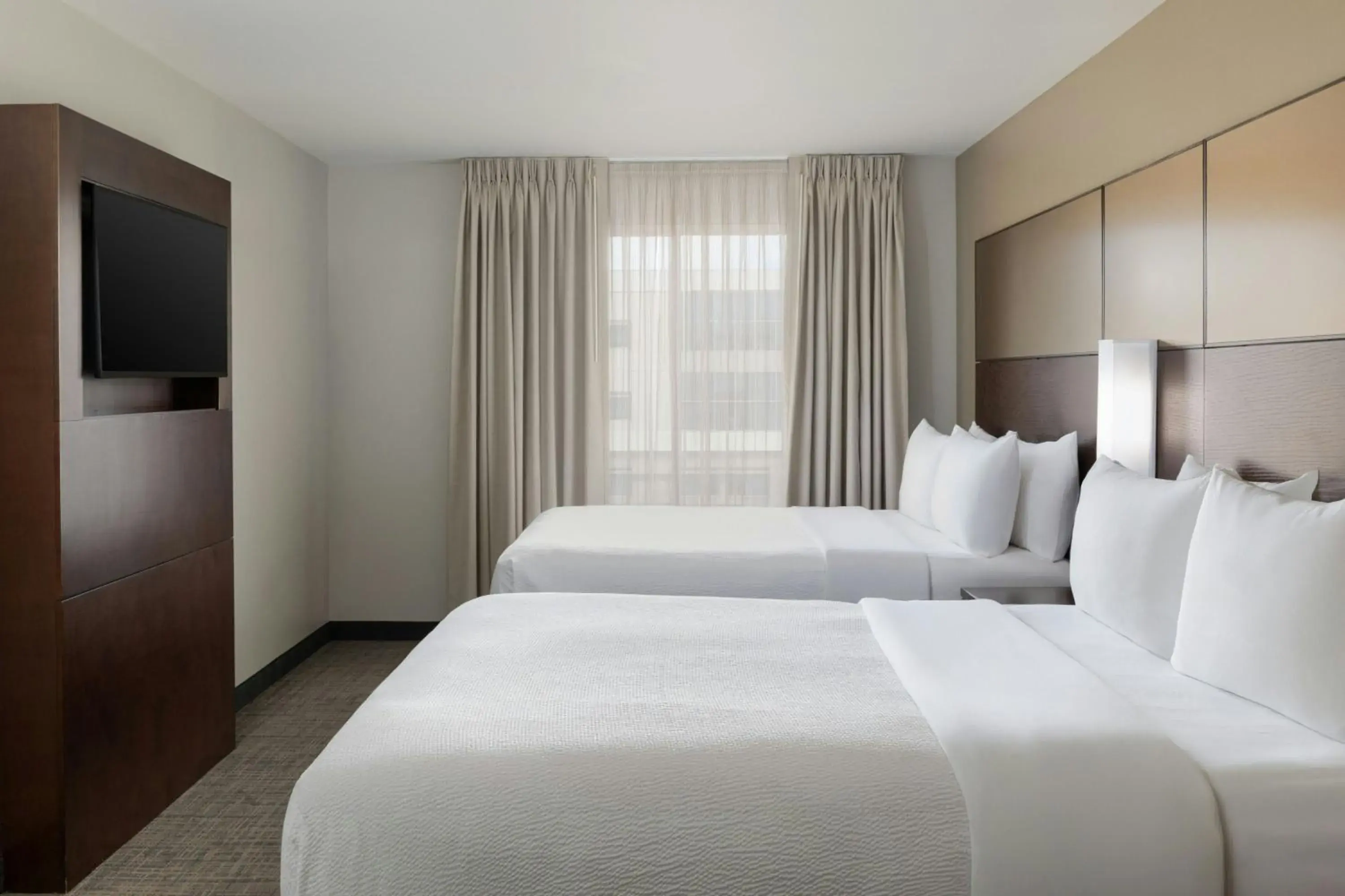 One-Bedroom Suite with Two Queen Beds and Sofa Bed in Residence Inn by Marriott Denver Central Park One-Bedroom Suite with Two Queen Beds and Sofa Bed in Residence Inn by Marriott Denver Central Park