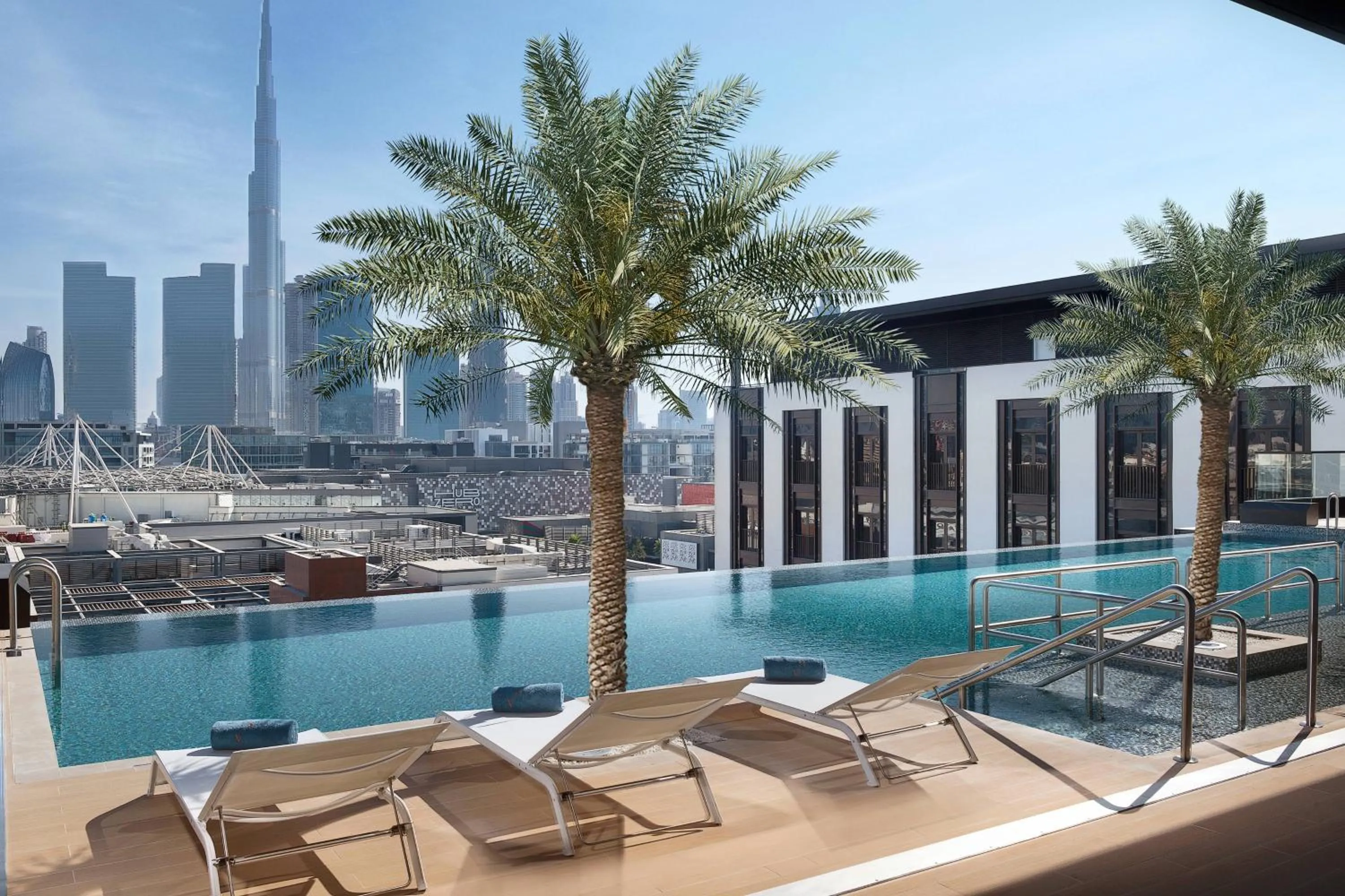 Swimming pool in La Ville Hotel & Suites CITY WALK Dubai, Autograph Collection