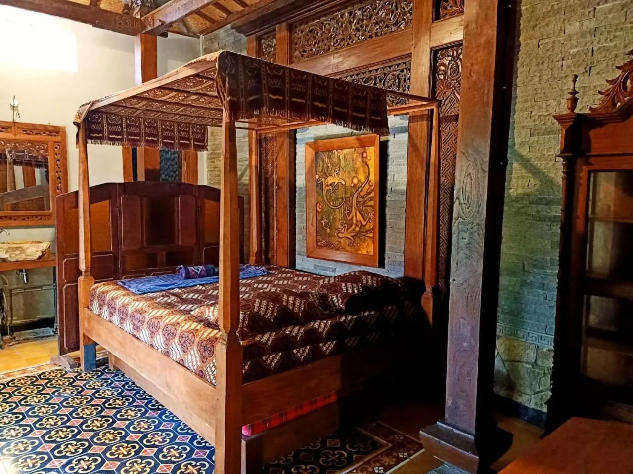 Bed in Bedhot Homestay