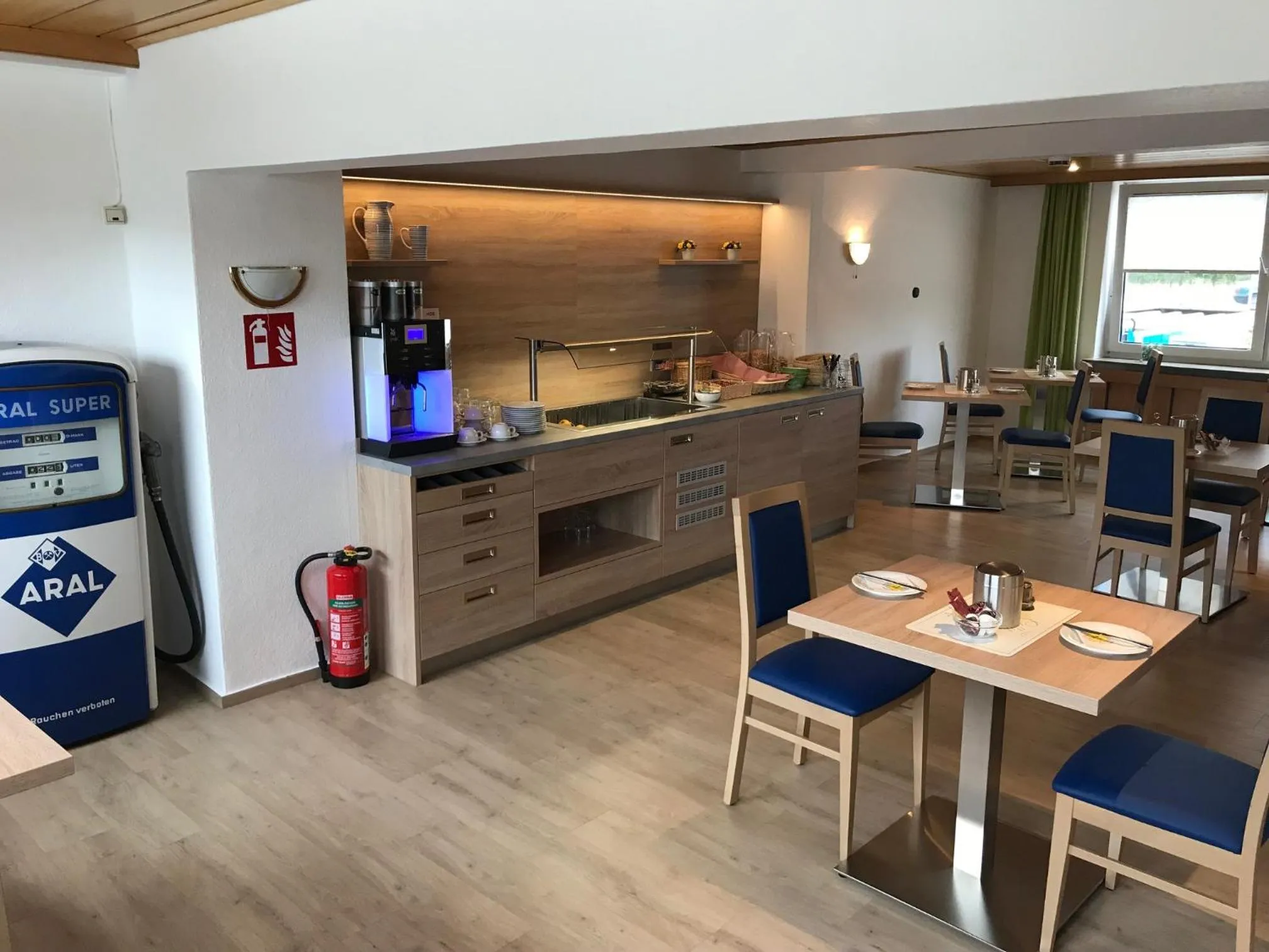 Dining area in Motel Herbold