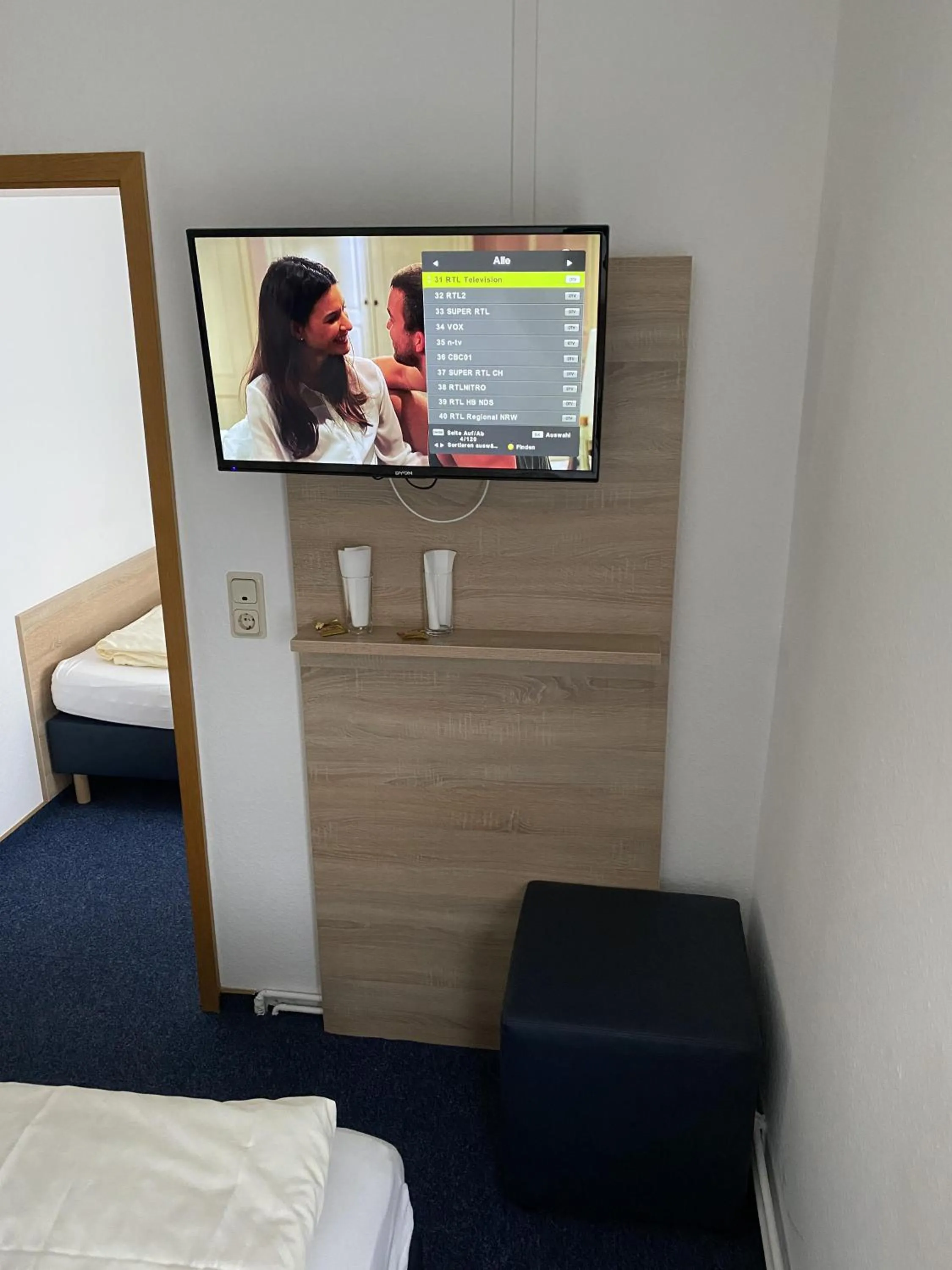 Bedroom, Bed in Motel Herbold