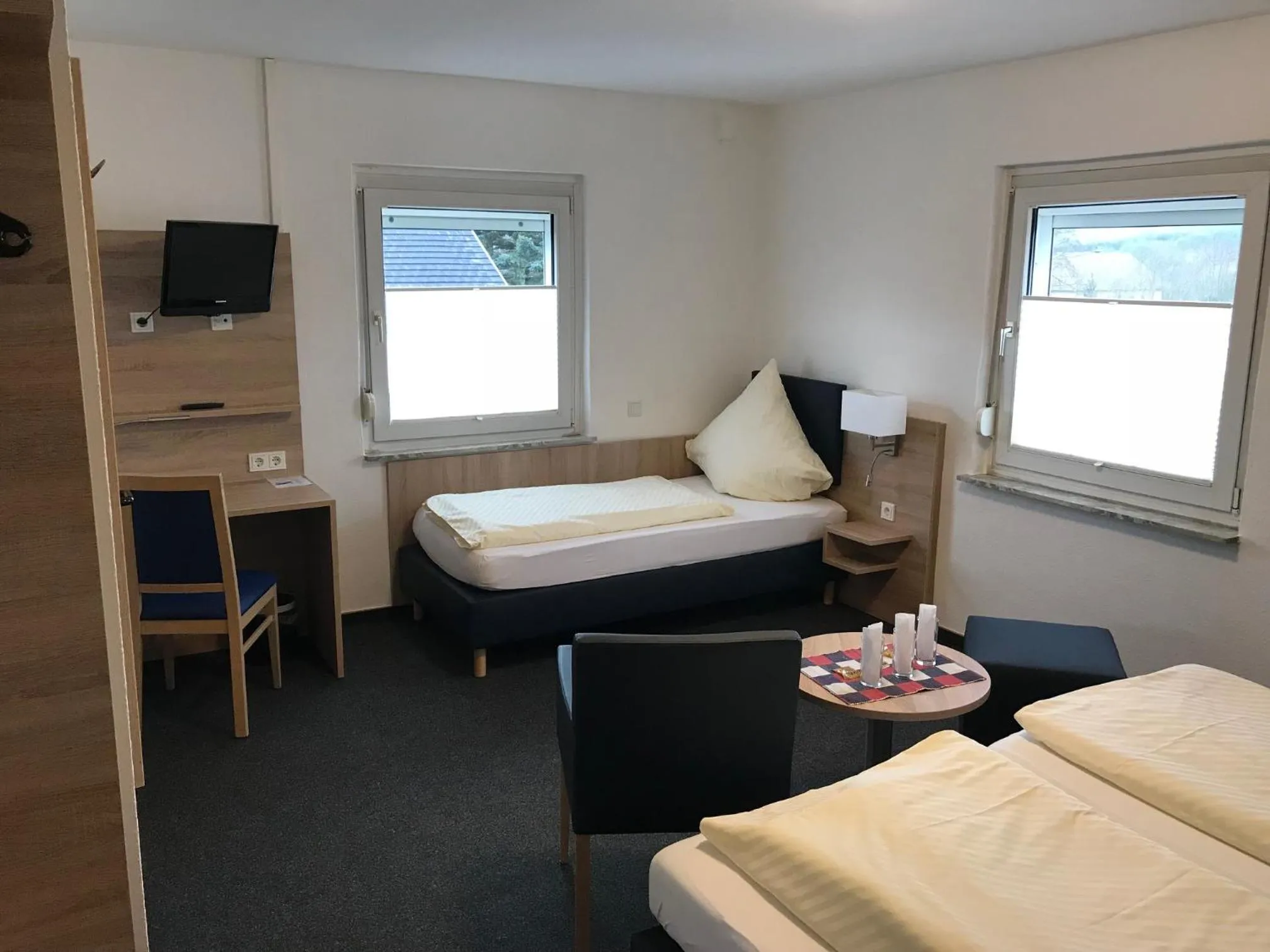 Bedroom, Bed in Motel Herbold