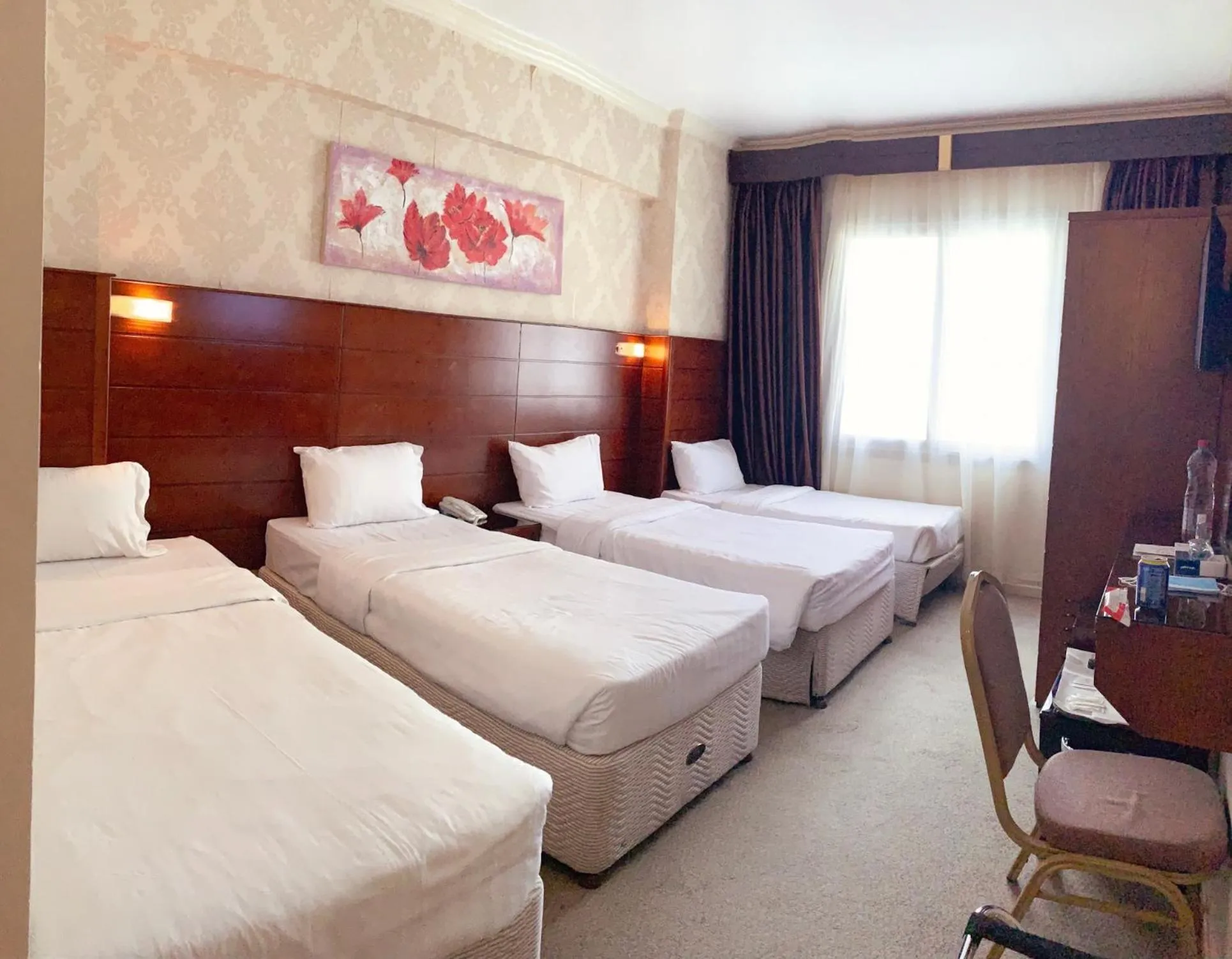 Bed in Mirage Al Salam Hotel