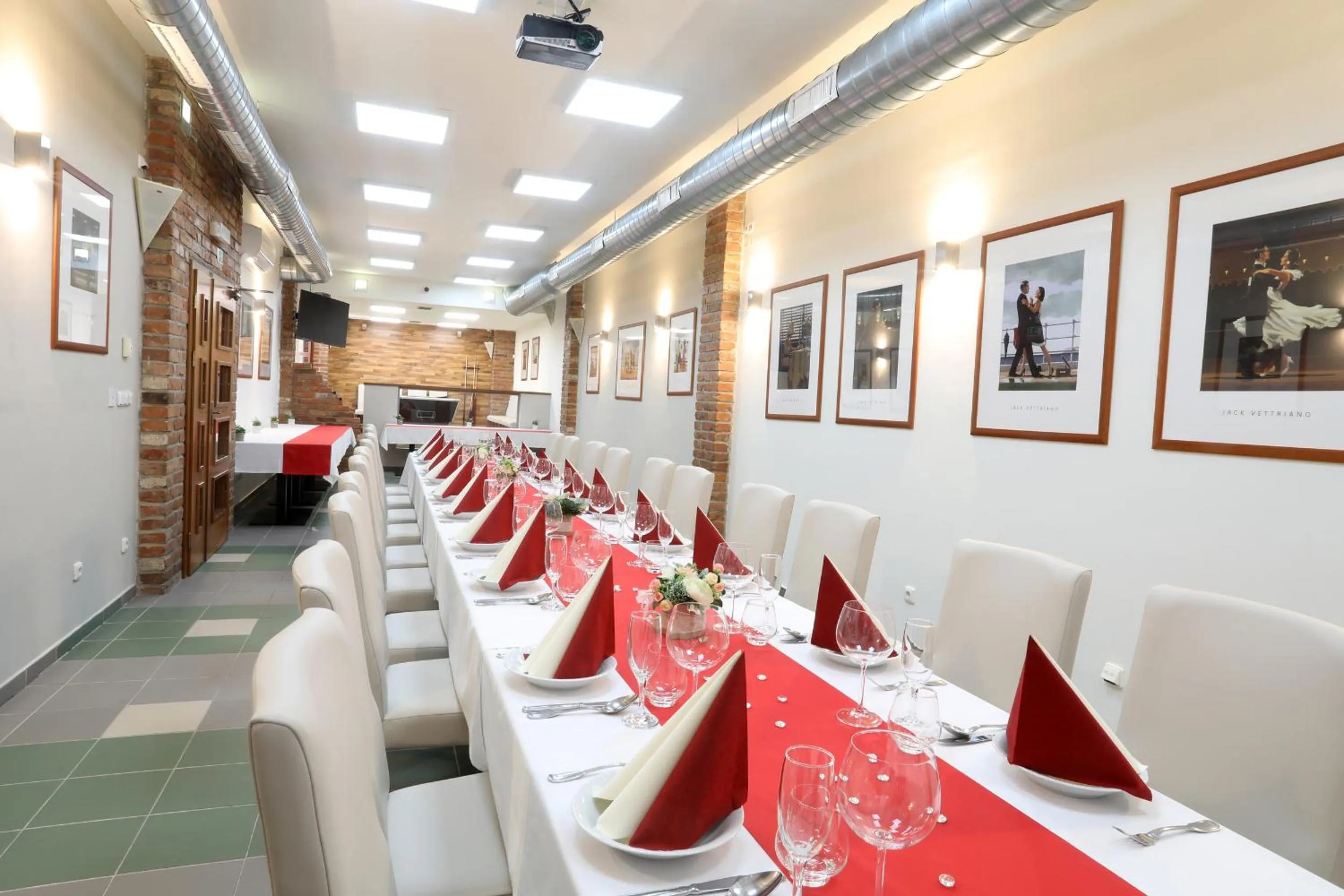 Seating area in Hotel Pod Věží