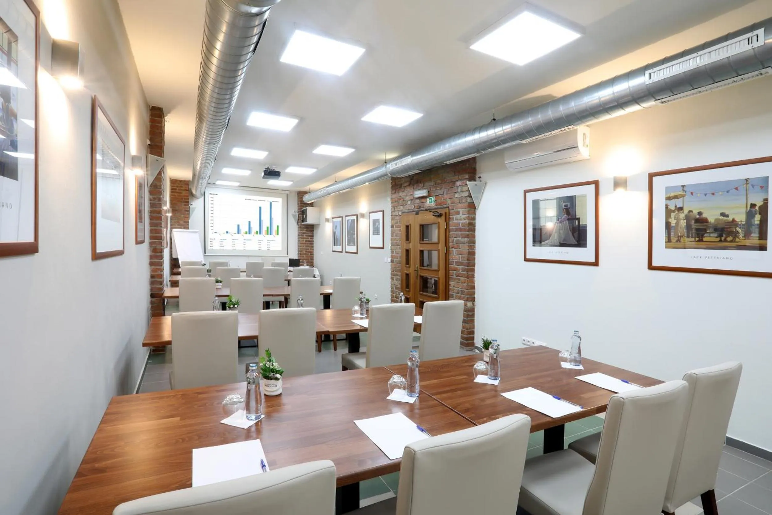 Seating area in Hotel Pod Věží