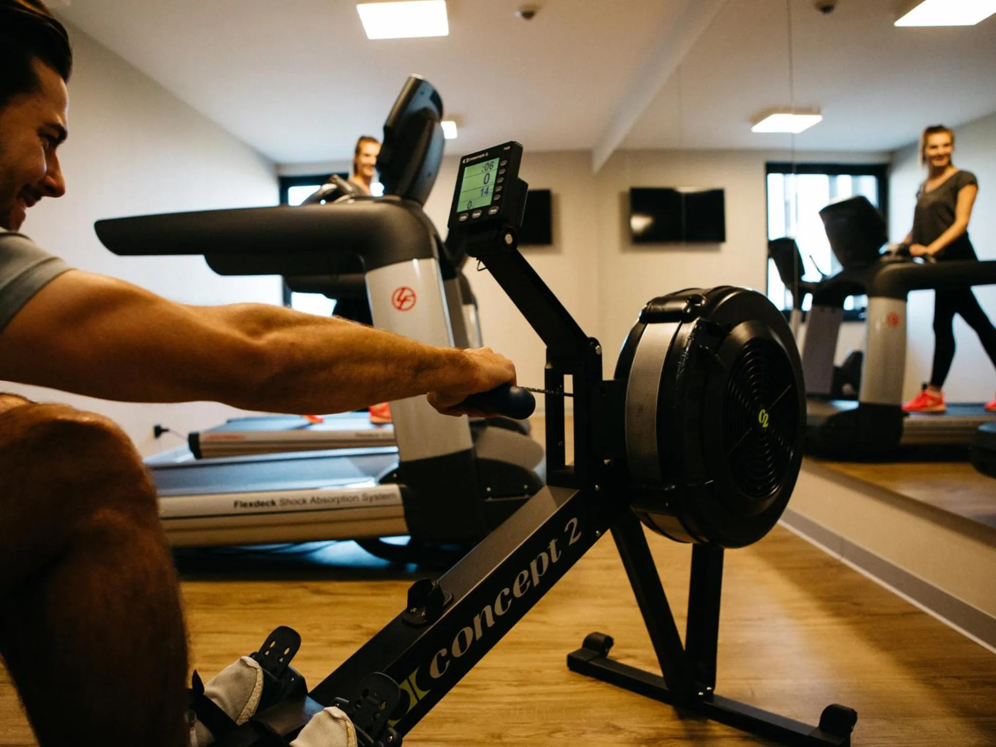 Fitness centre/facilities in Q Hotel Plus Katowice