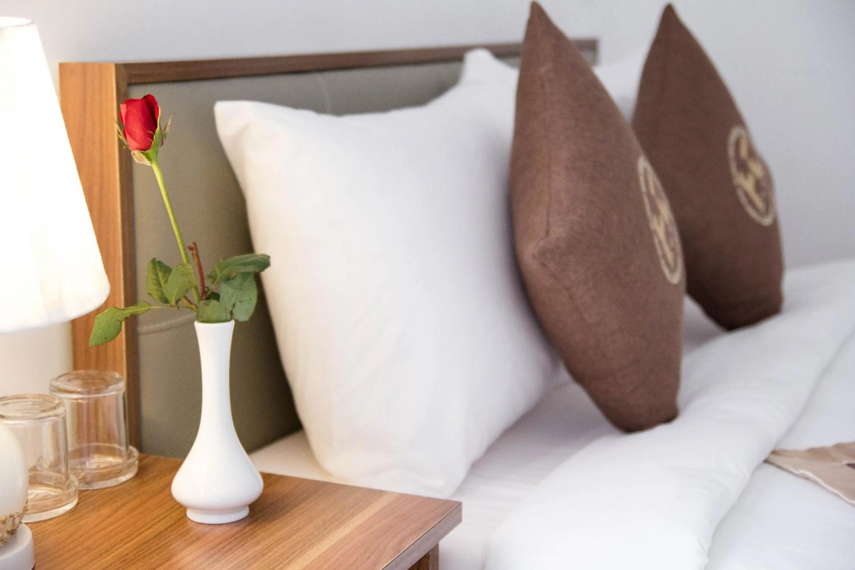 Bed in Poetic Hue Hotel & Spa