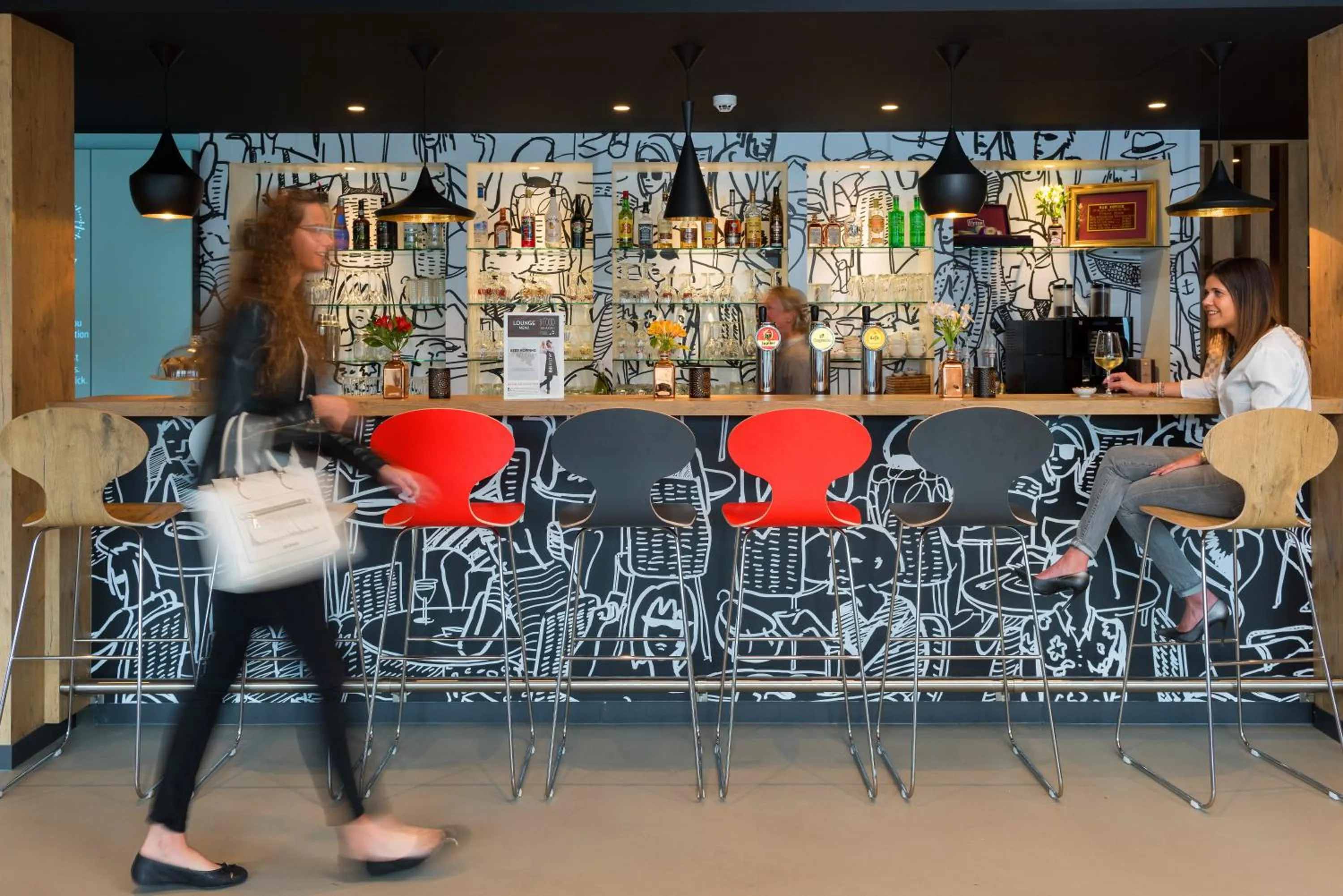Lounge or bar in ibis Aalst