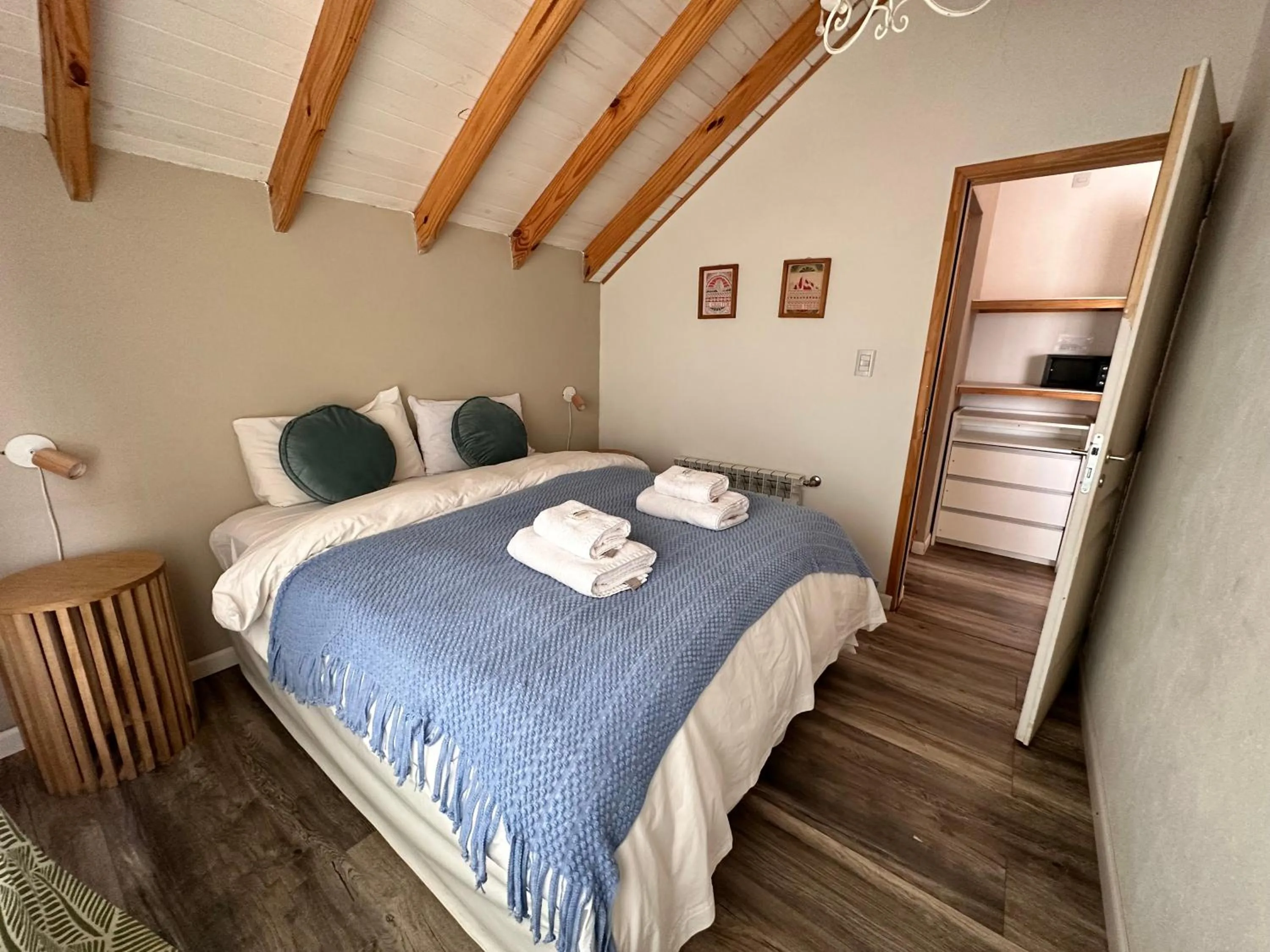 Bed in Patagonia Hikes Aparts