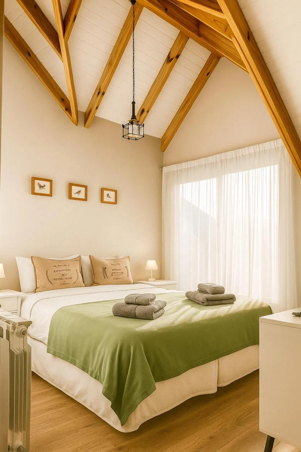 Mountain view, Bed in Patagonia Hikes Aparts