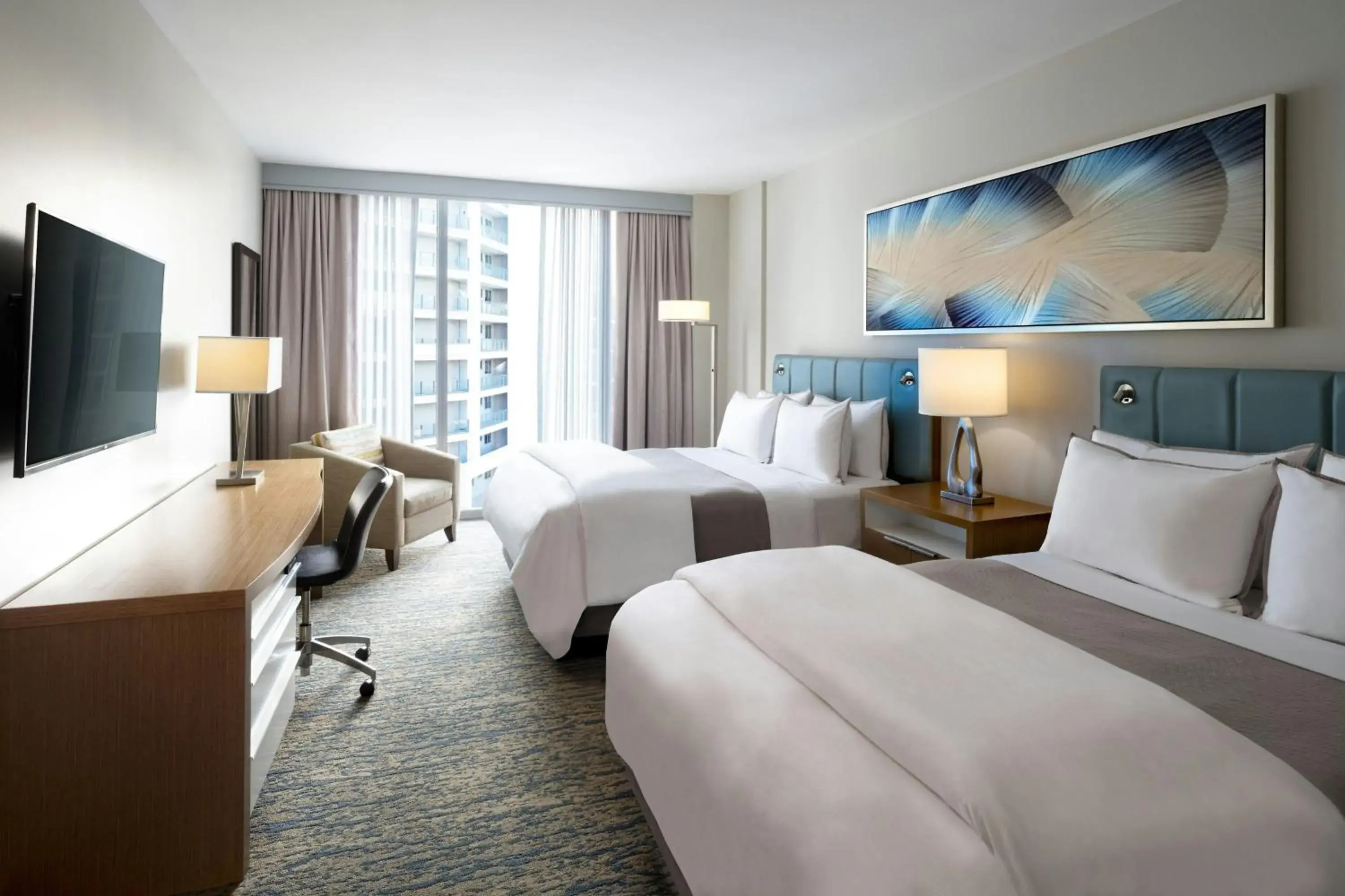 Partial Bay Queens, Guest room, 2 Queen, Partial Bay view in The Westin Sarasota Partial Bay Queens, Guest room, 2 Queen, Partial Bay view in The Westin Sarasota