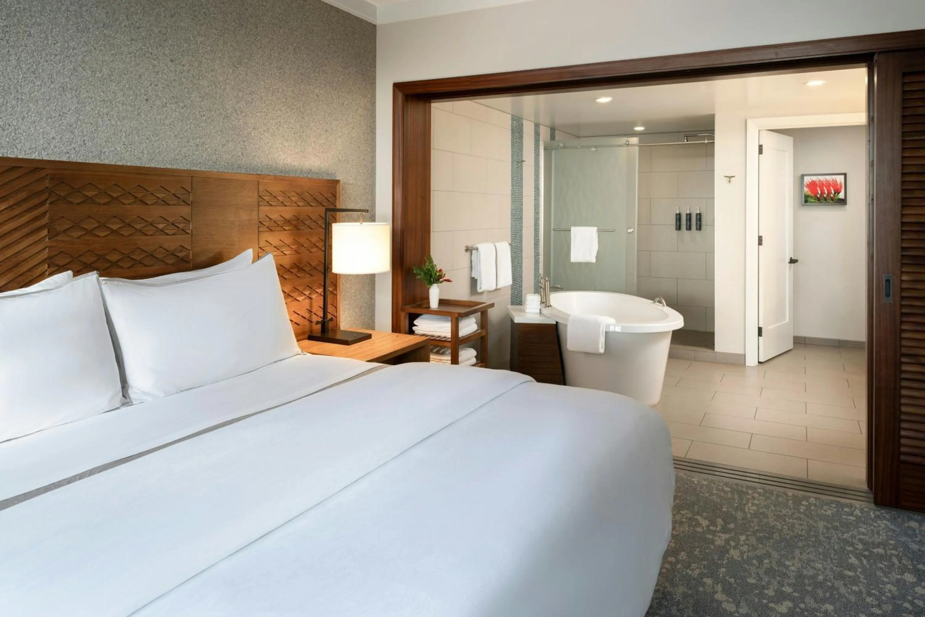 Bathroom, Bed in The Westin Nanea Ocean Villas, Ka'anapali